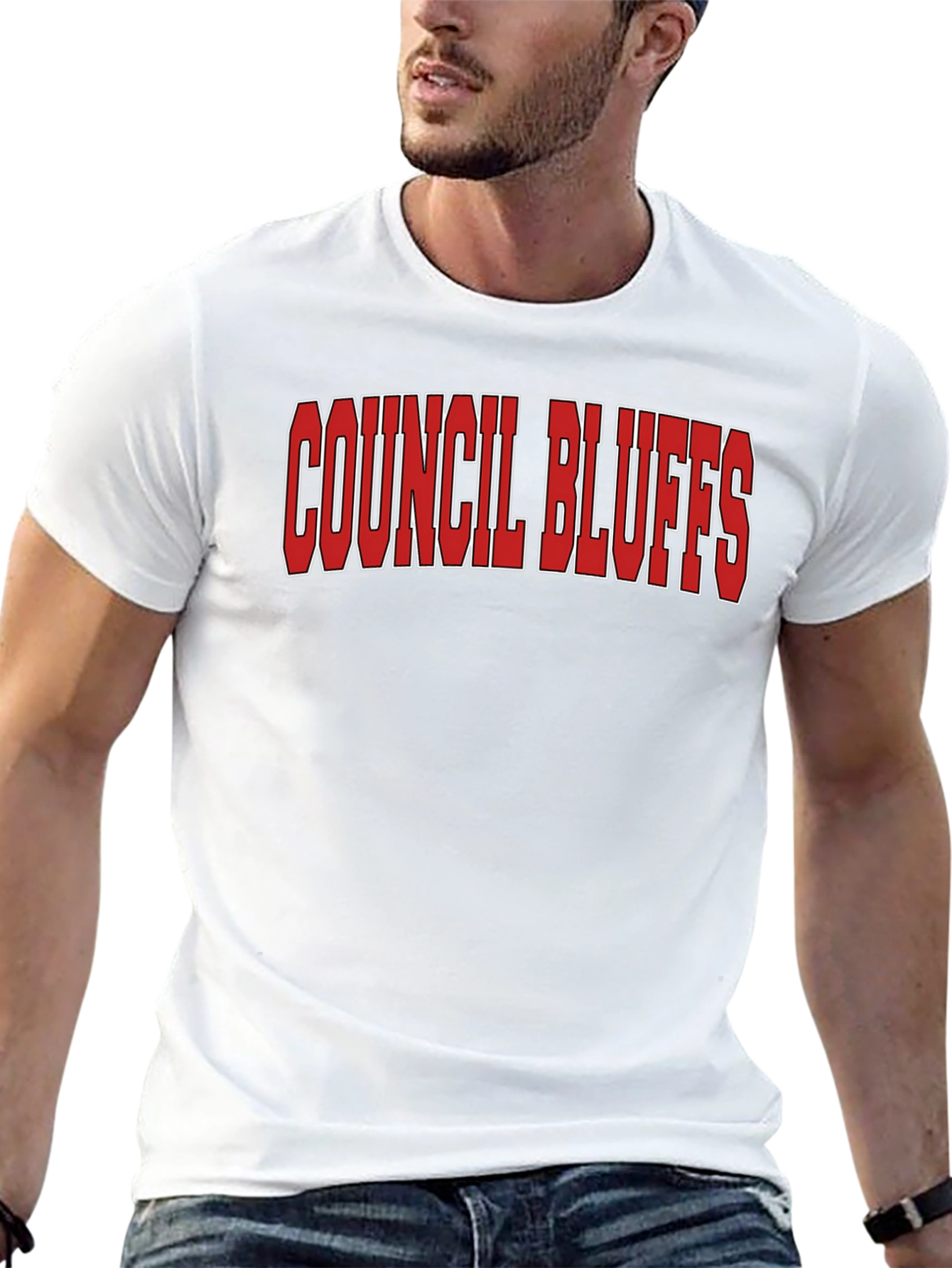 Council Bluffs Graphic T-Shirt - Black