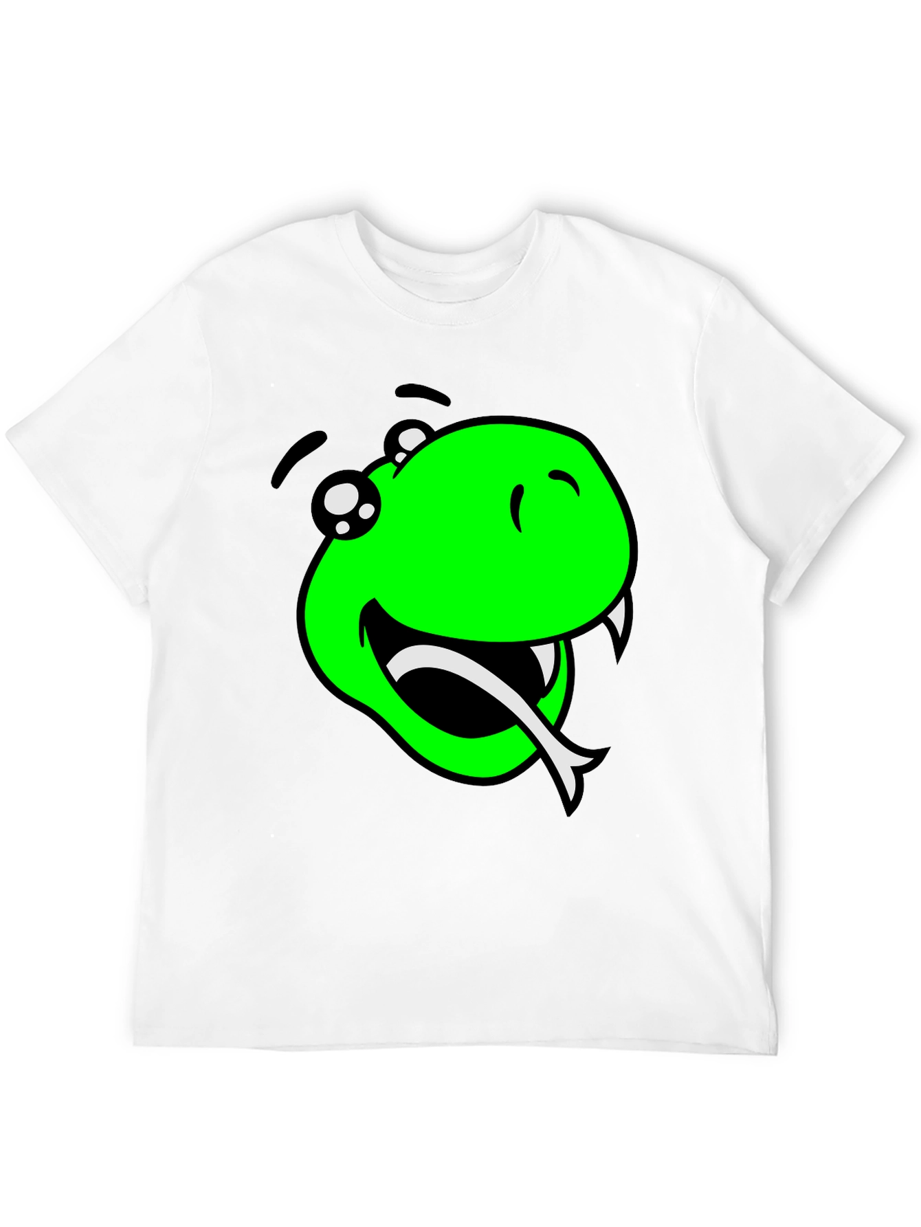 Snake Graphic T-Shirt - Mens Black Tee