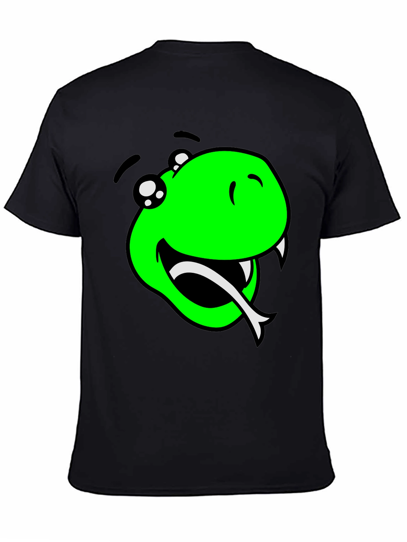Snake Graphic T-Shirt - Mens Black Tee