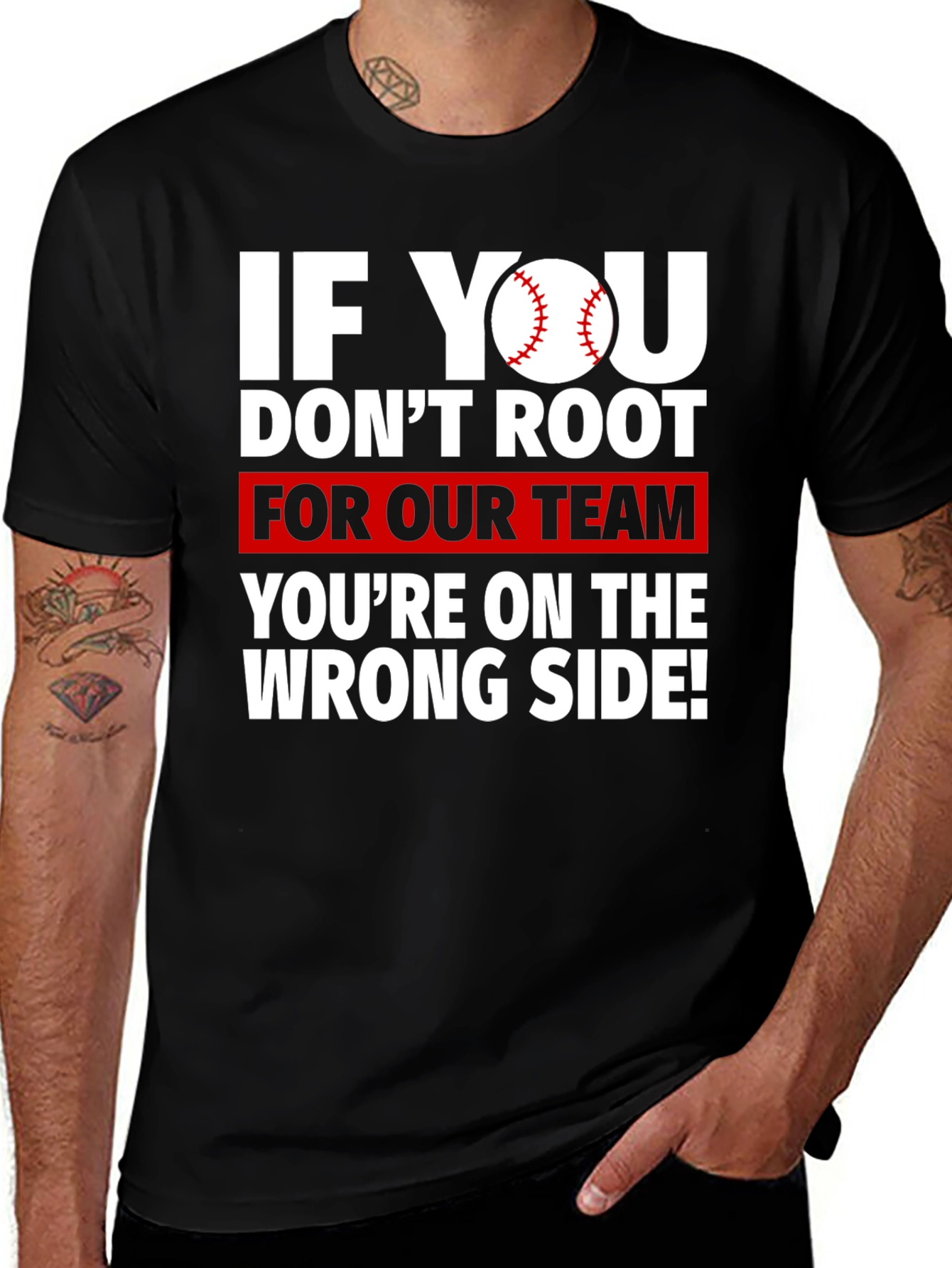 Baseball Fan T-Shirt - Root For Our Team