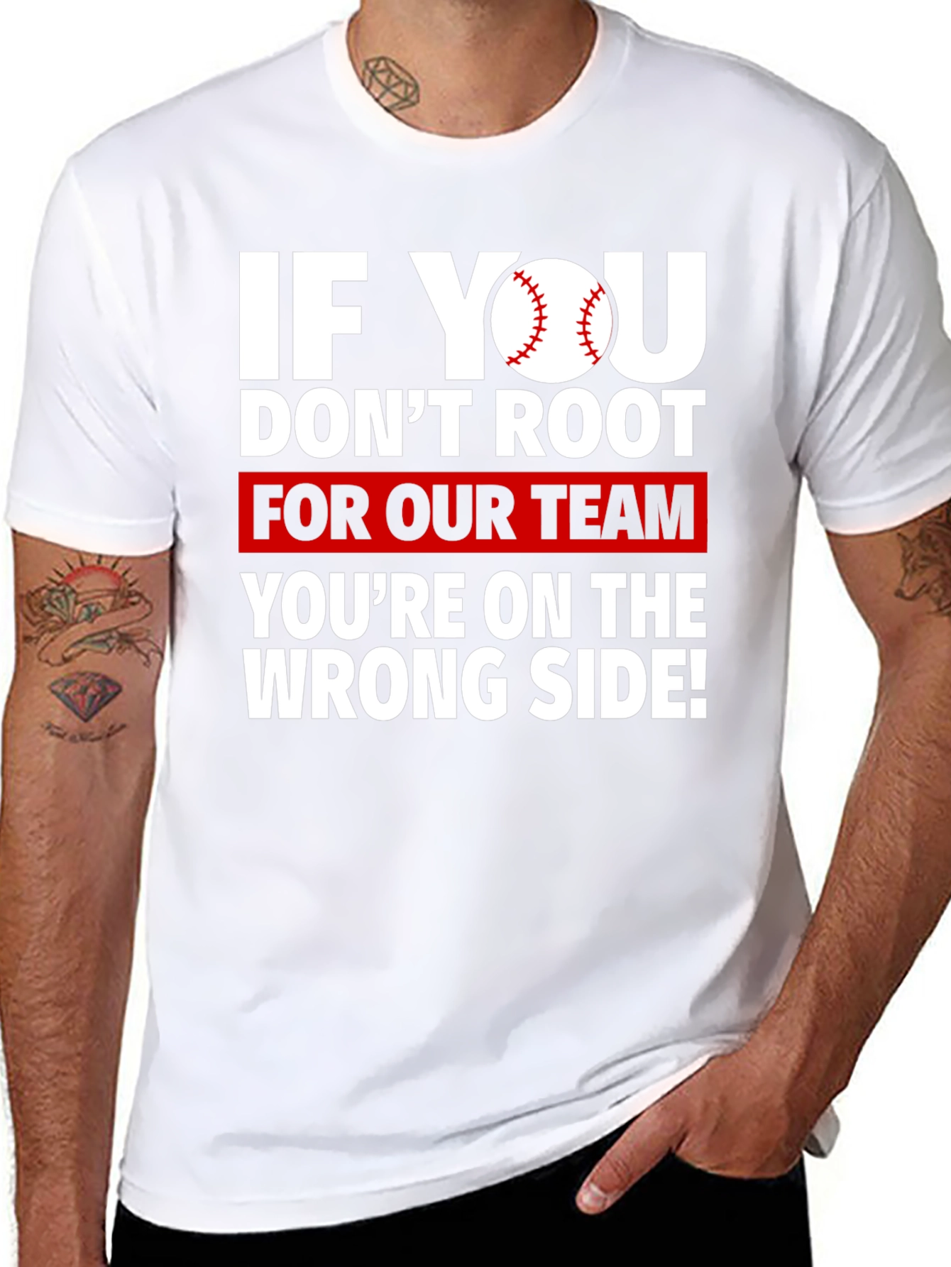 Baseball Fan T-Shirt - Root For Our Team