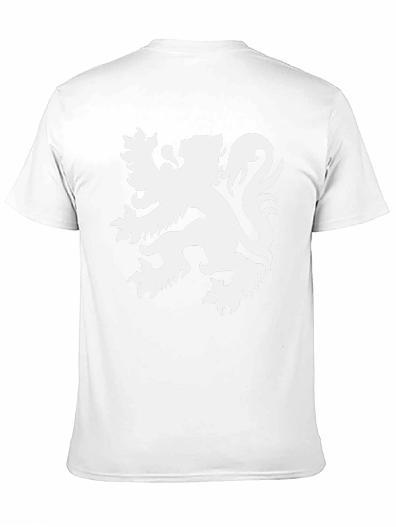 Heraldic Lion Graphic Tee - Mens Black T-Shirt