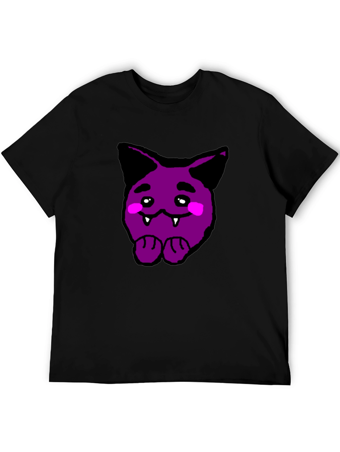Purple Cartoon Monster Graphic Tee