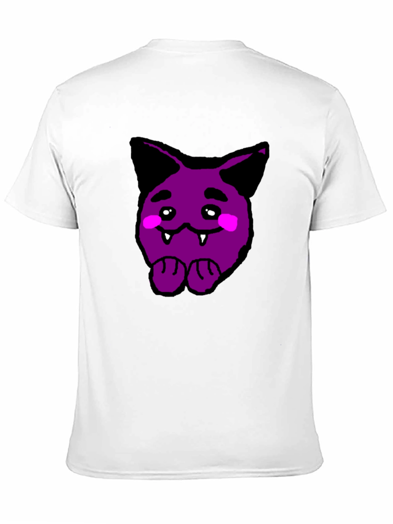 Purple Cartoon Monster Graphic Tee