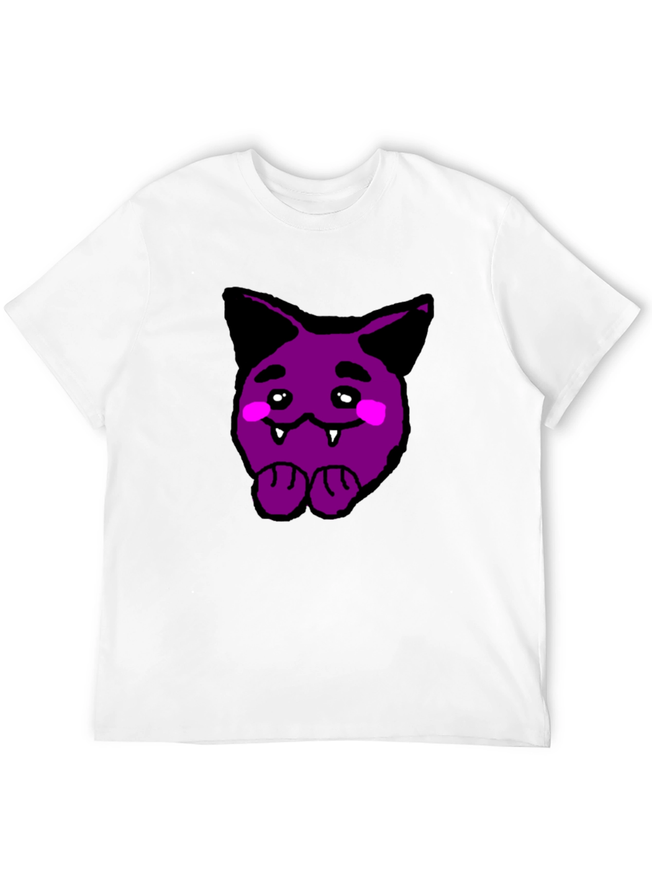 Purple Cartoon Monster Graphic Tee