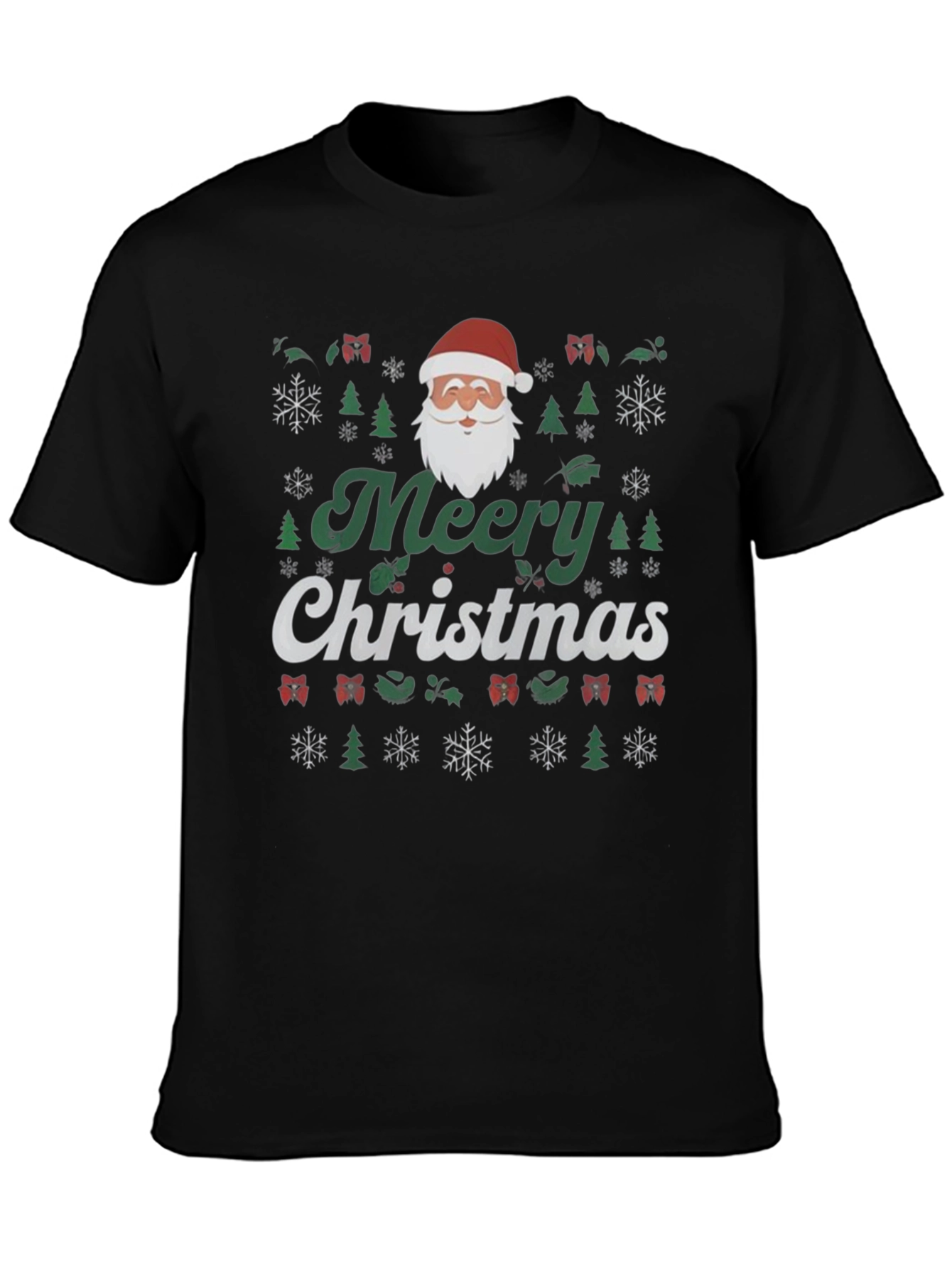 Festive Merry Christmas Graphic Tee