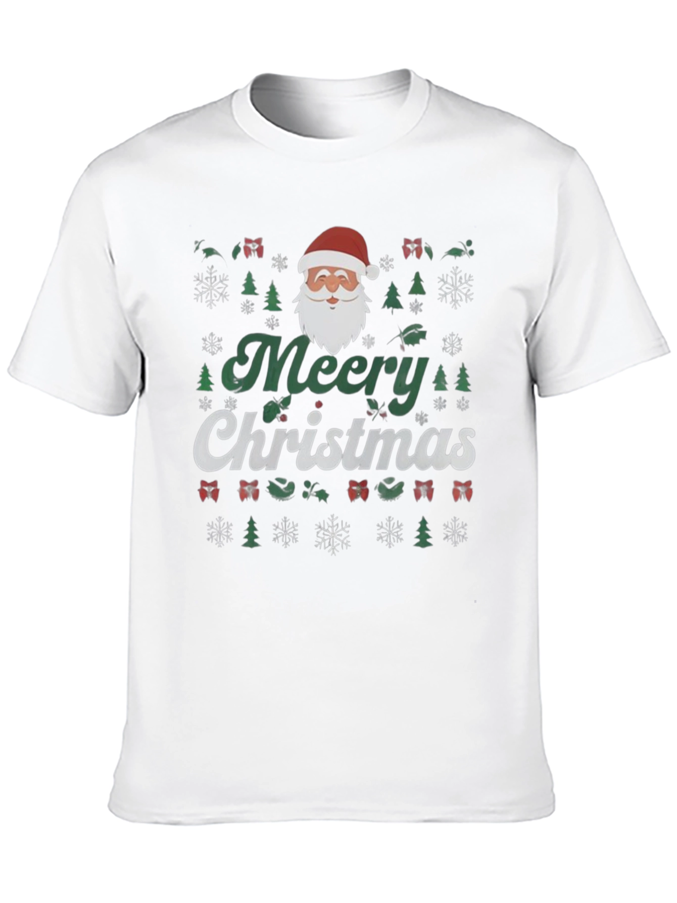 Festive Merry Christmas Graphic Tee