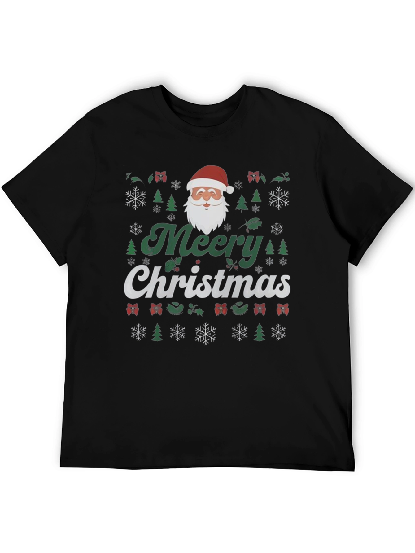 Festive Merry Christmas Graphic Tee