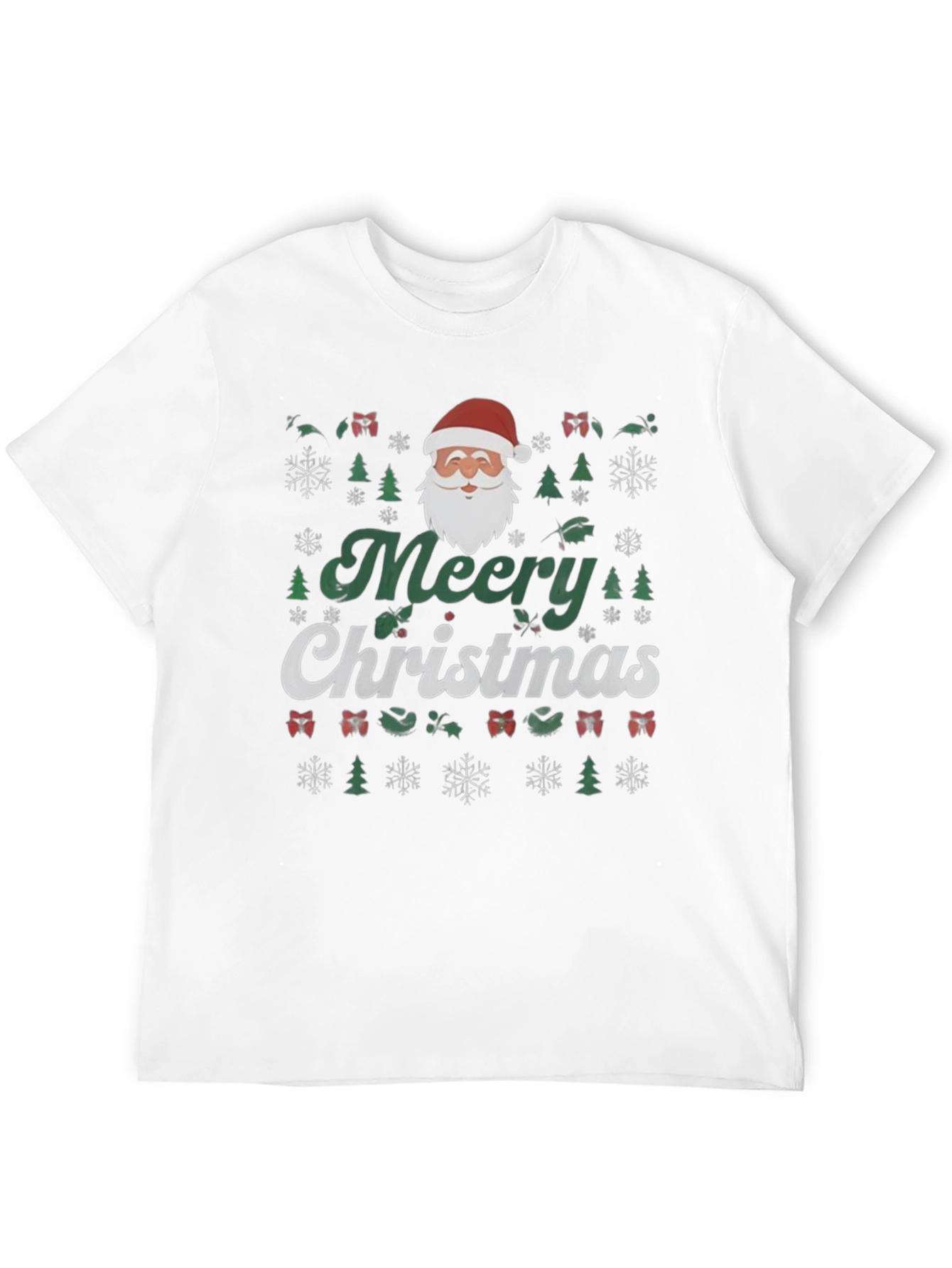 Festive Merry Christmas Graphic Tee