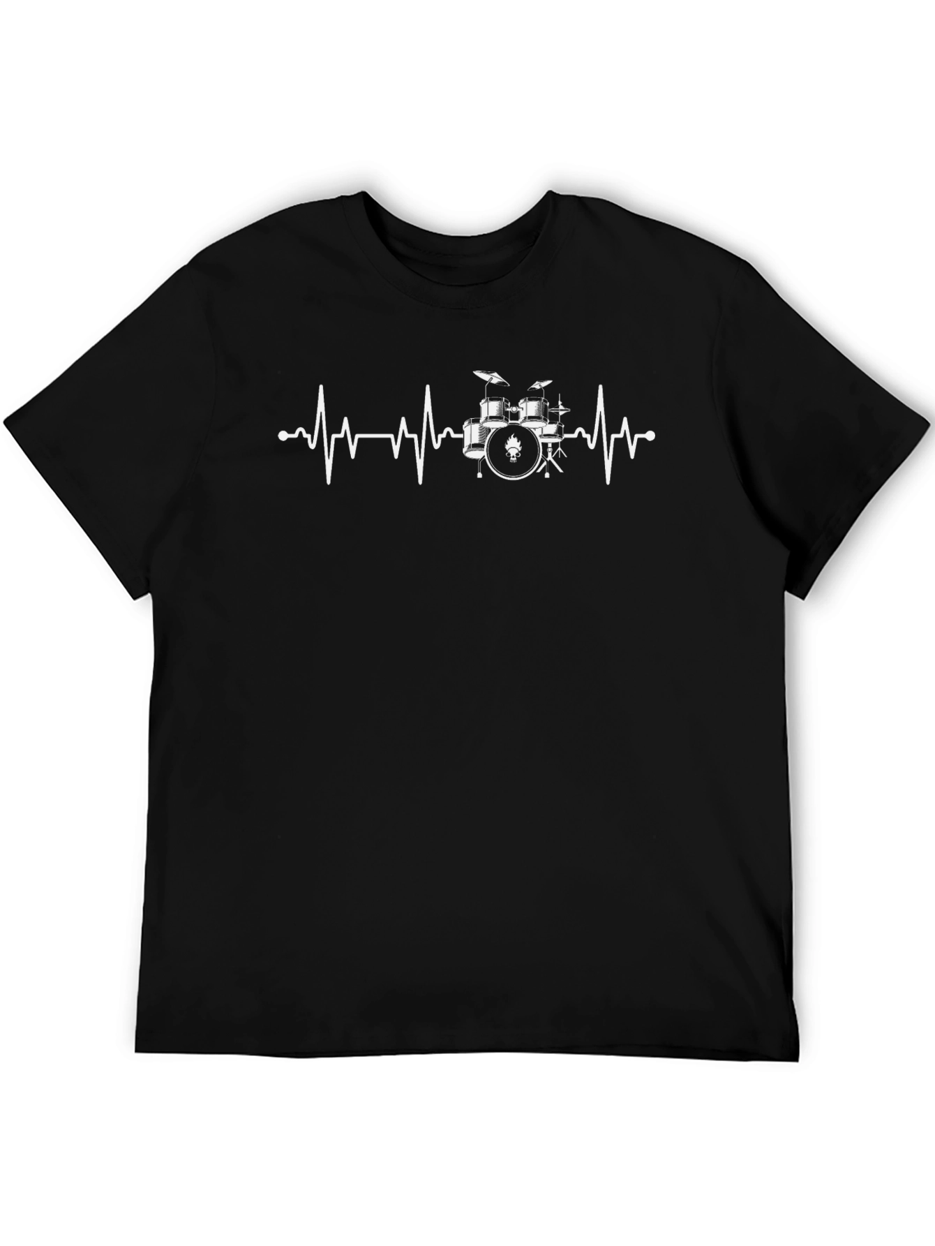 Drum Heartbeat T-Shirt - Musician Tee