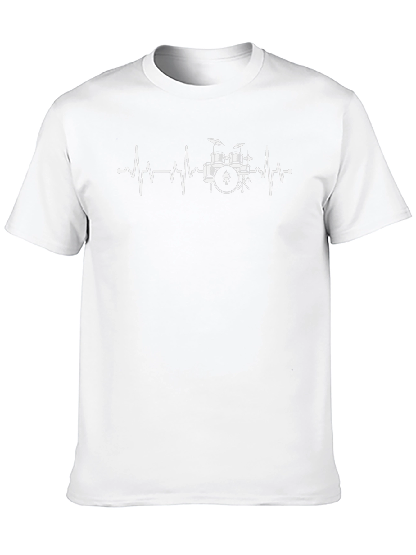 Drum Heartbeat T-Shirt - Musician Tee