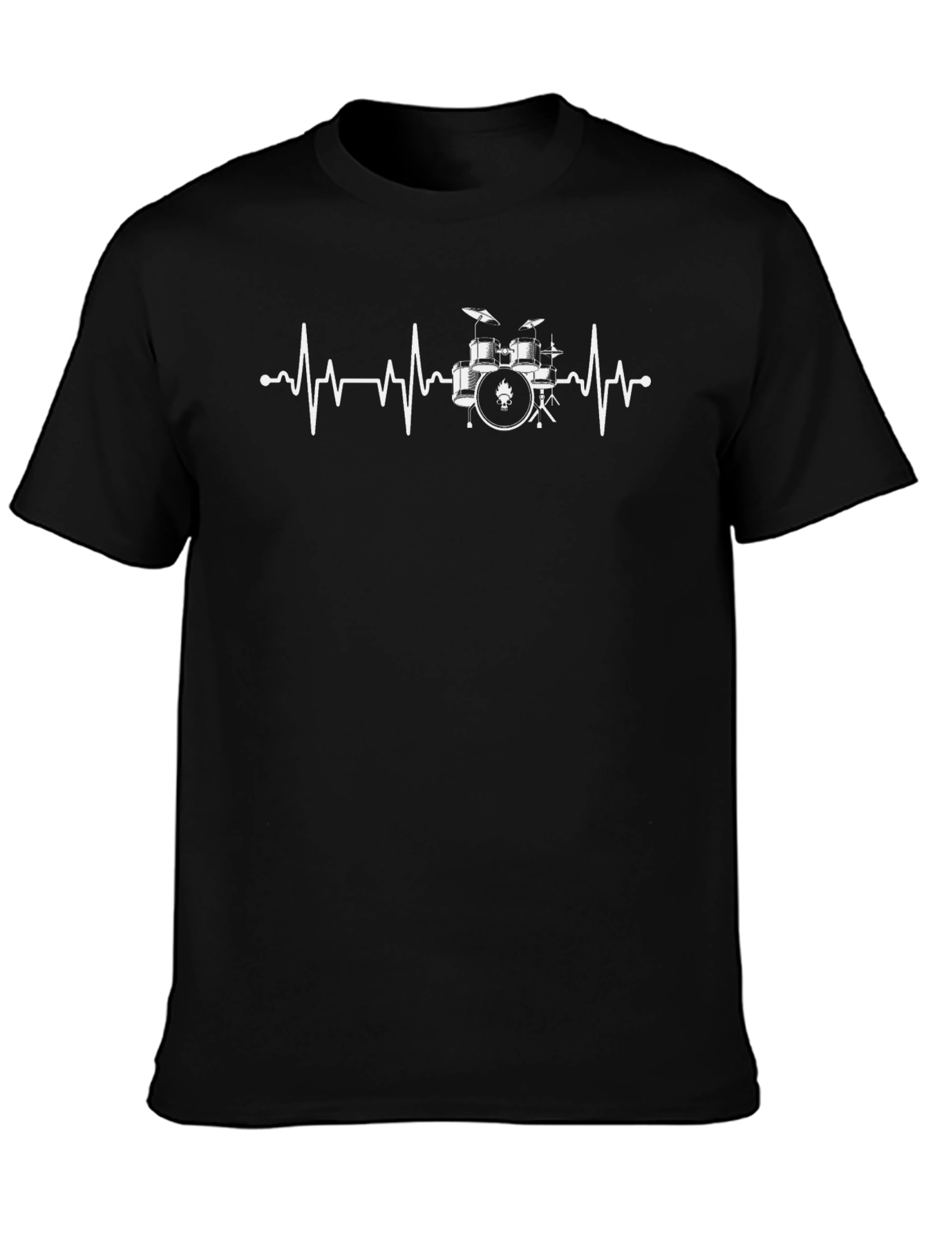 Drum Heartbeat T-Shirt - Musician Tee