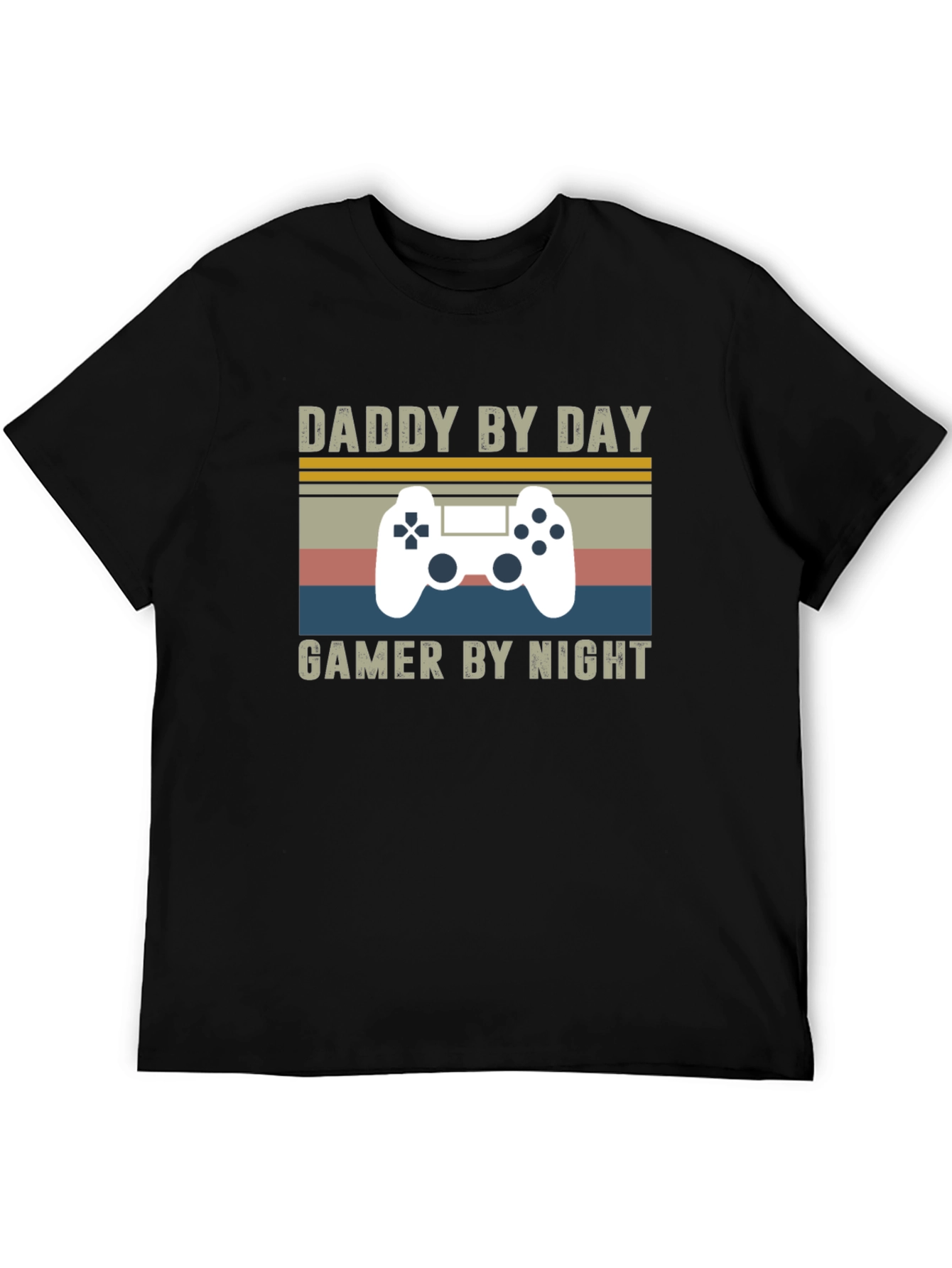 Daddy by Day Gamer by Night Graphic T-Shirt