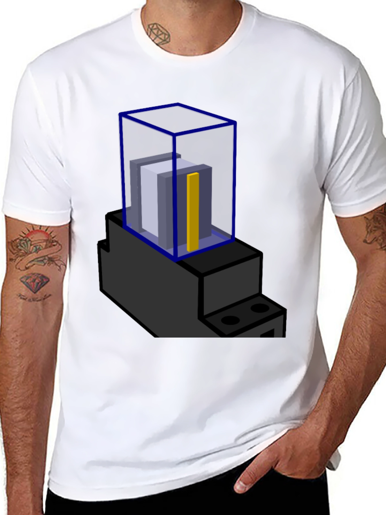 Abstract Design Graphic Tee