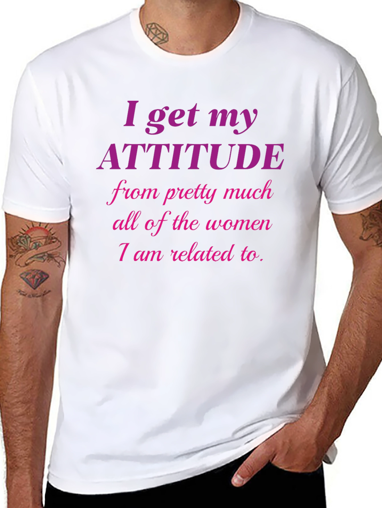 Attitude T-Shirt - Humorous Women Related To Tee