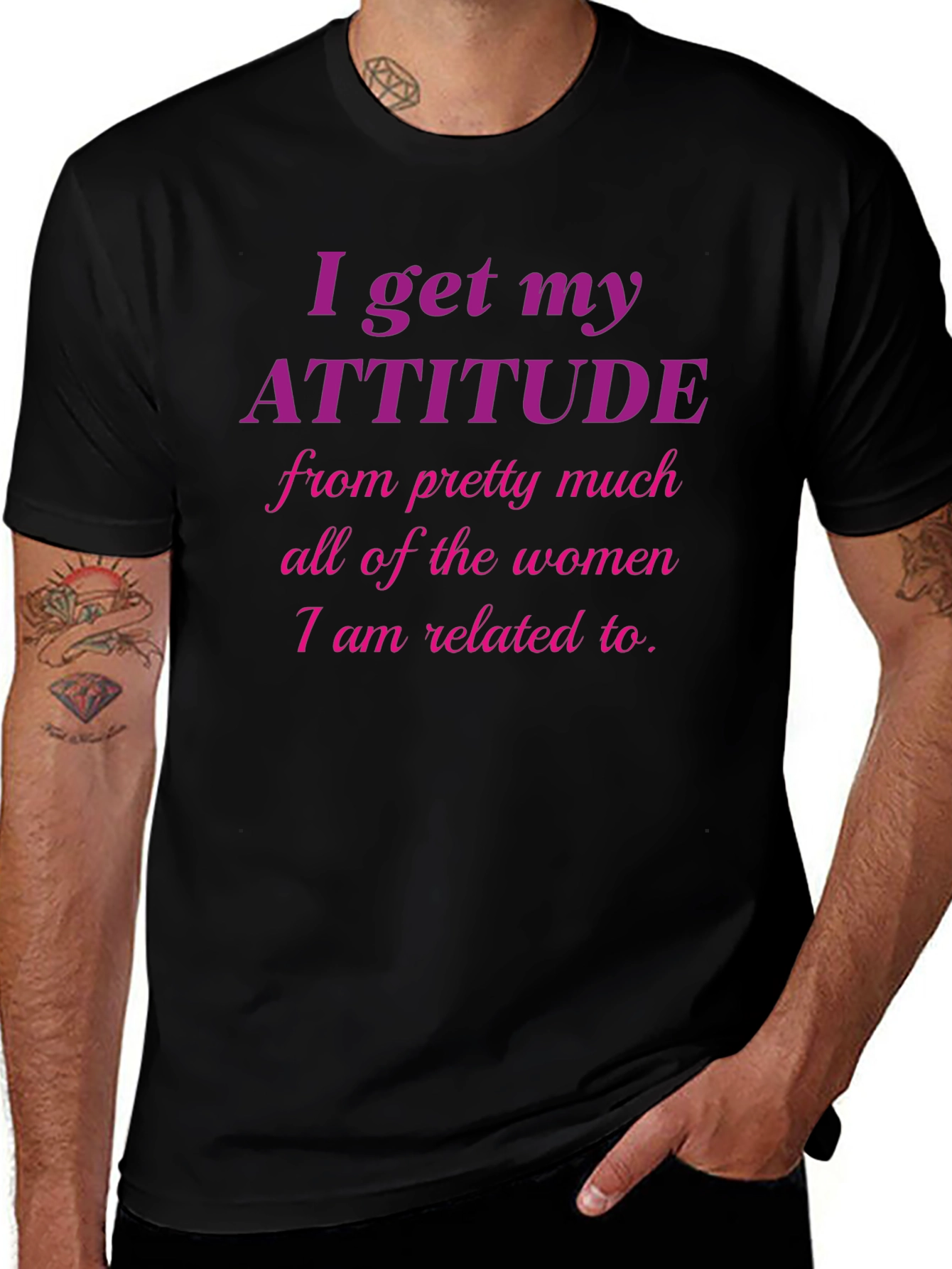 Attitude T-Shirt - Humorous Women Related To Tee