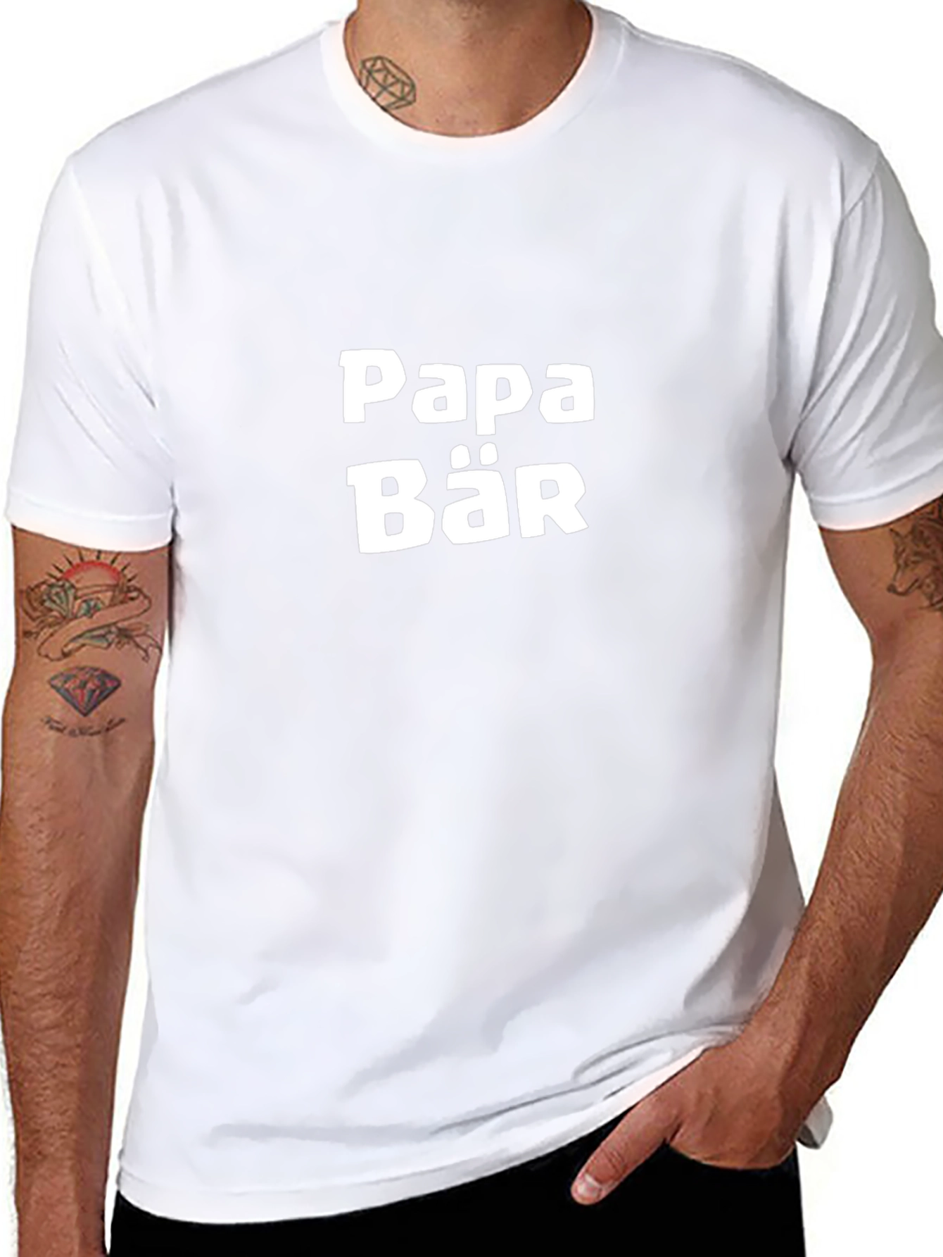 Papa Bär T-Shirt - Fathers Day Gift