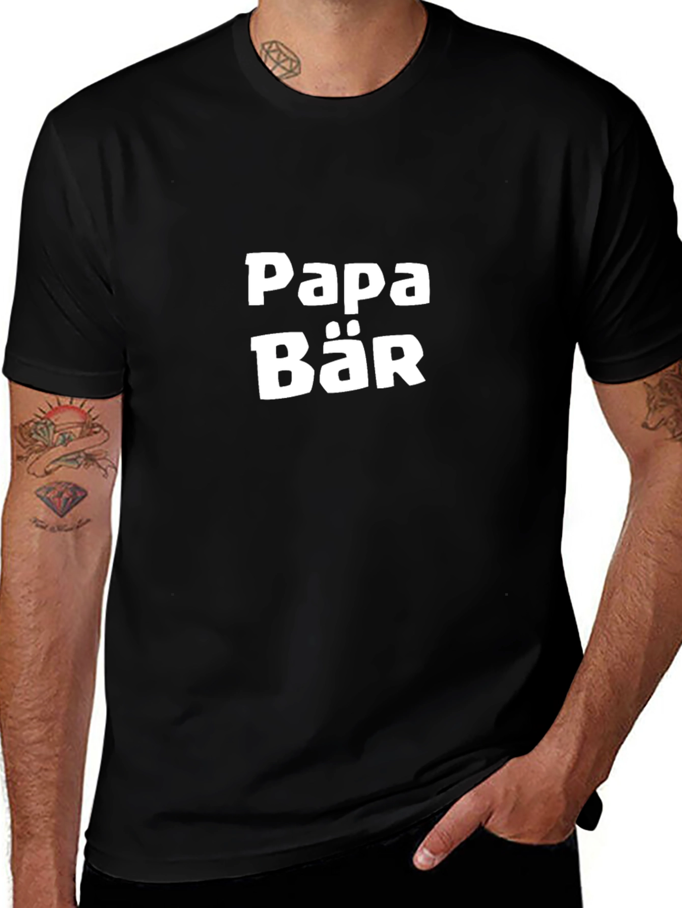 Papa Bär T-Shirt - Fathers Day Gift