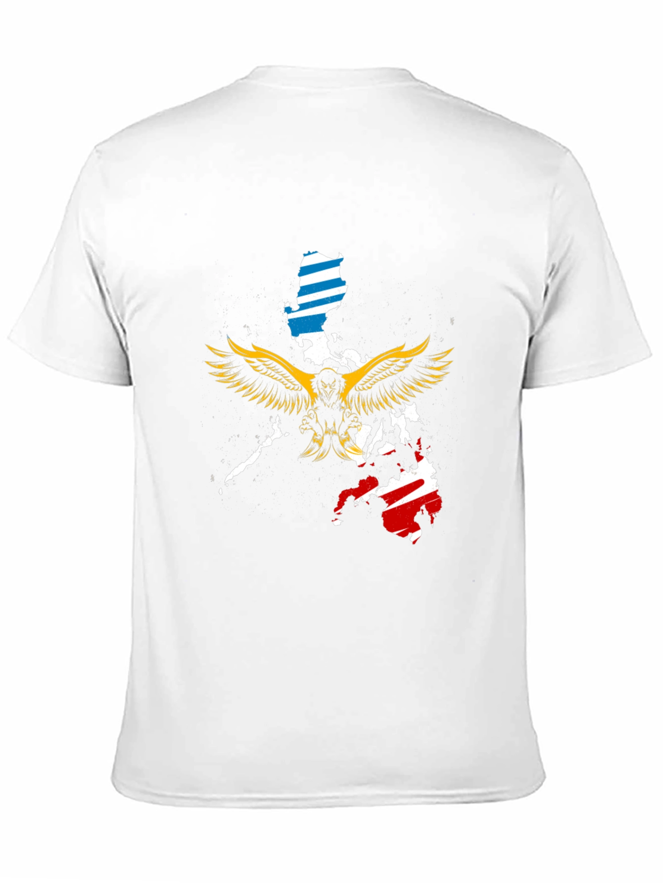 Philippines Eagle Map Black T-Shirt