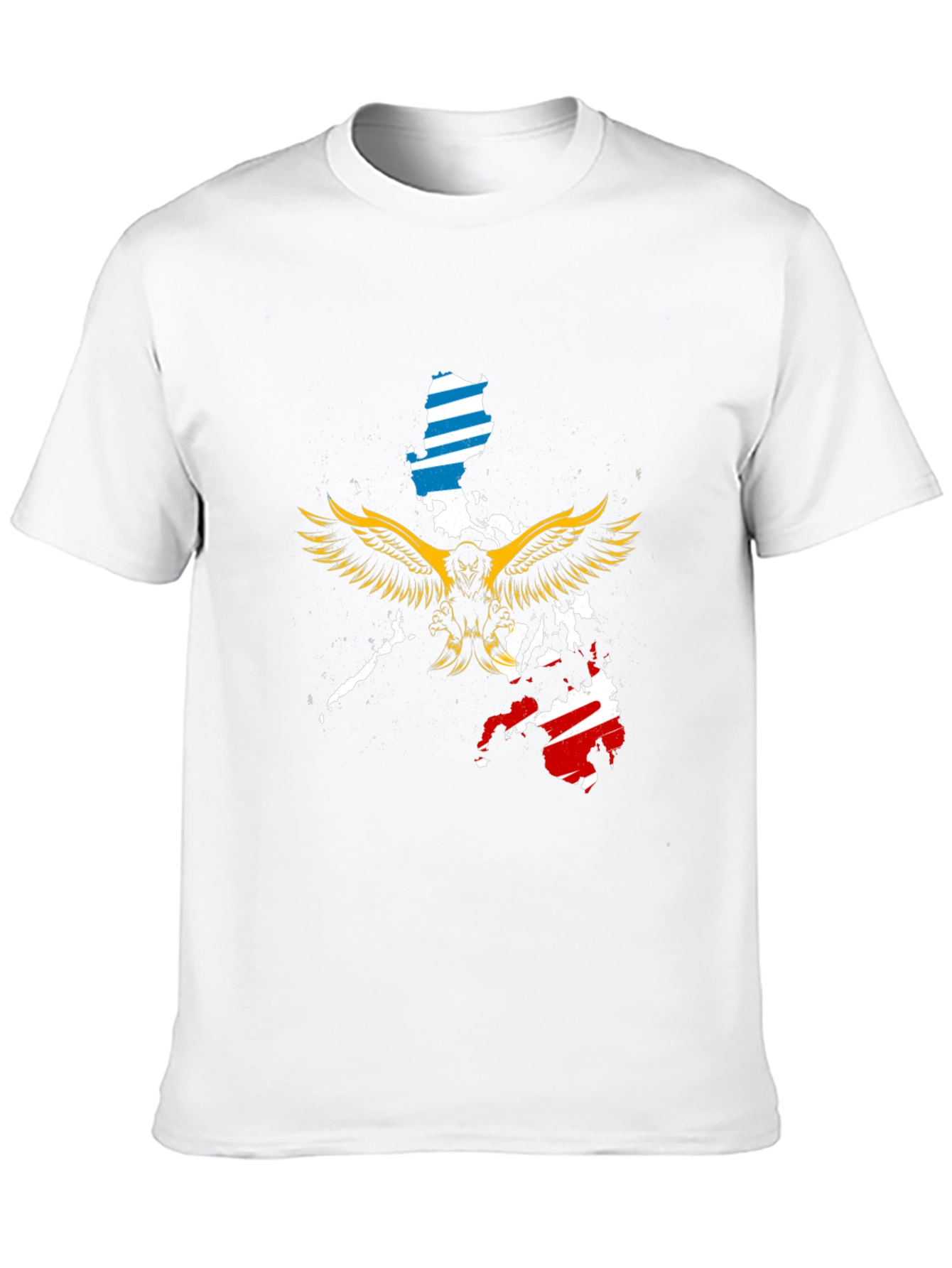 Philippines Eagle Map Black T-Shirt