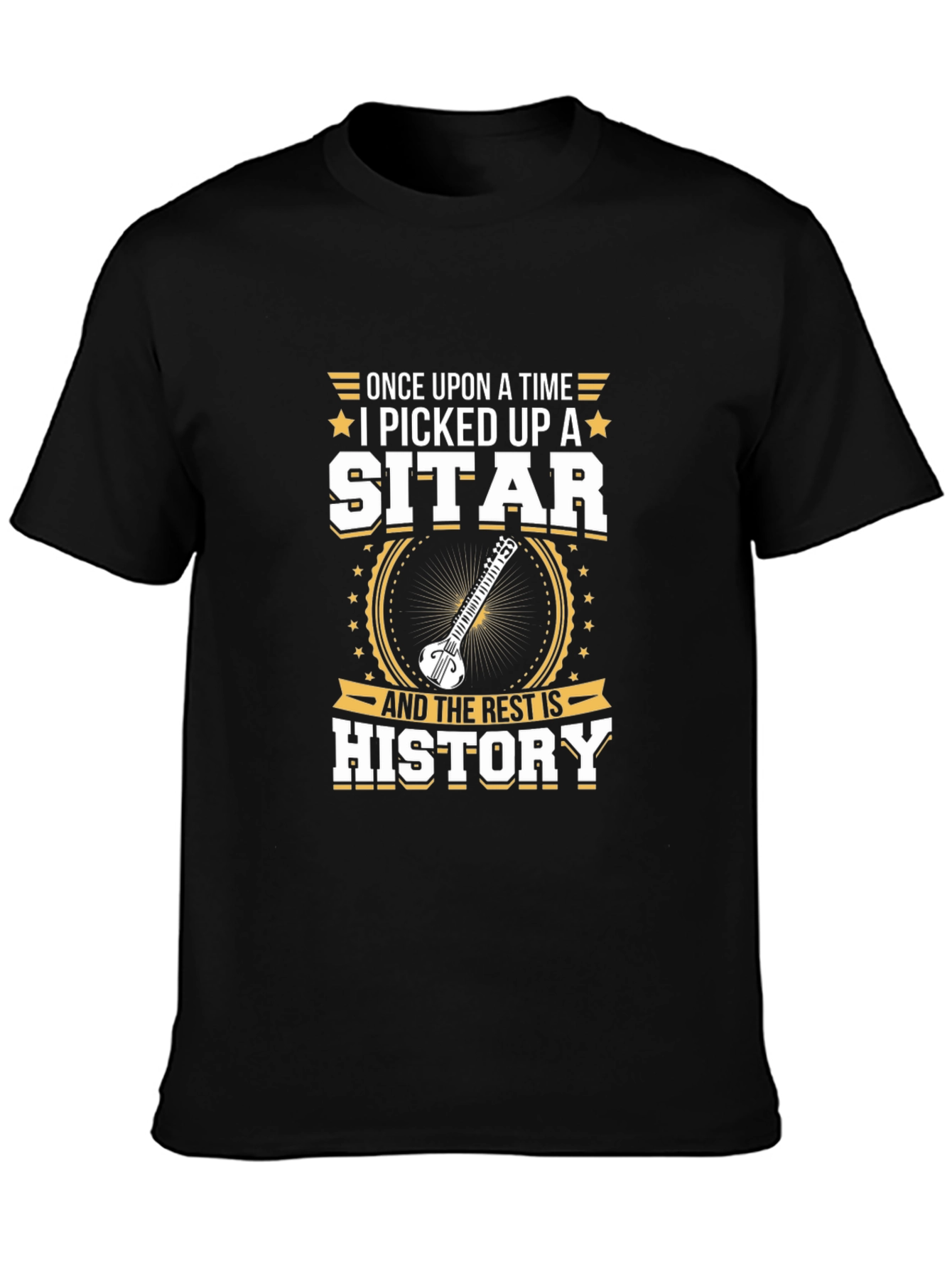 Sitar Musician Graphic Tee - Once Upon A Time