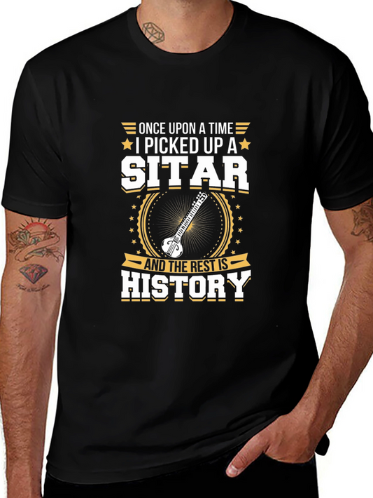 Sitar Musician Graphic Tee - Once Upon A Time
