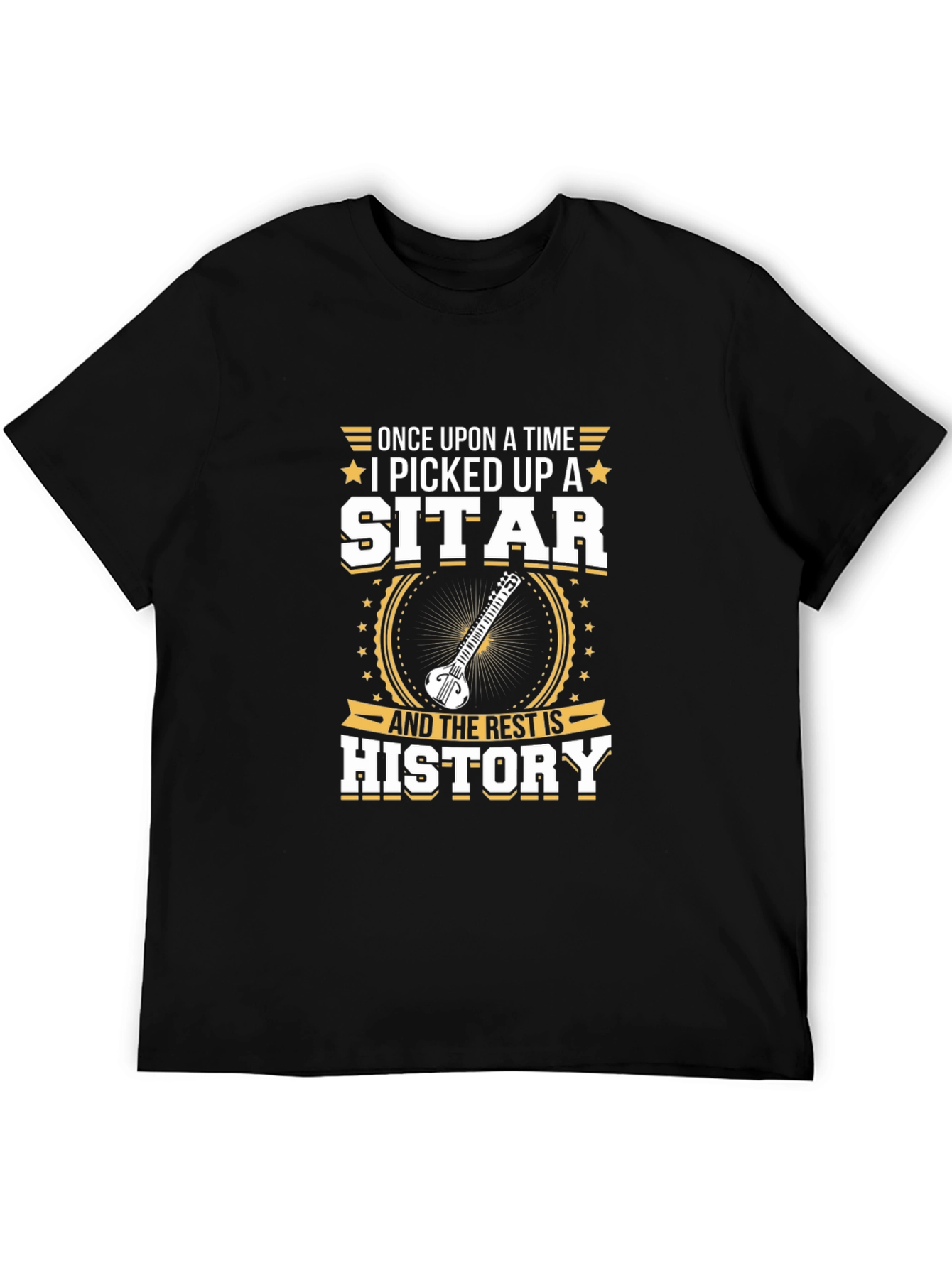 Sitar Musician Graphic Tee - Once Upon A Time