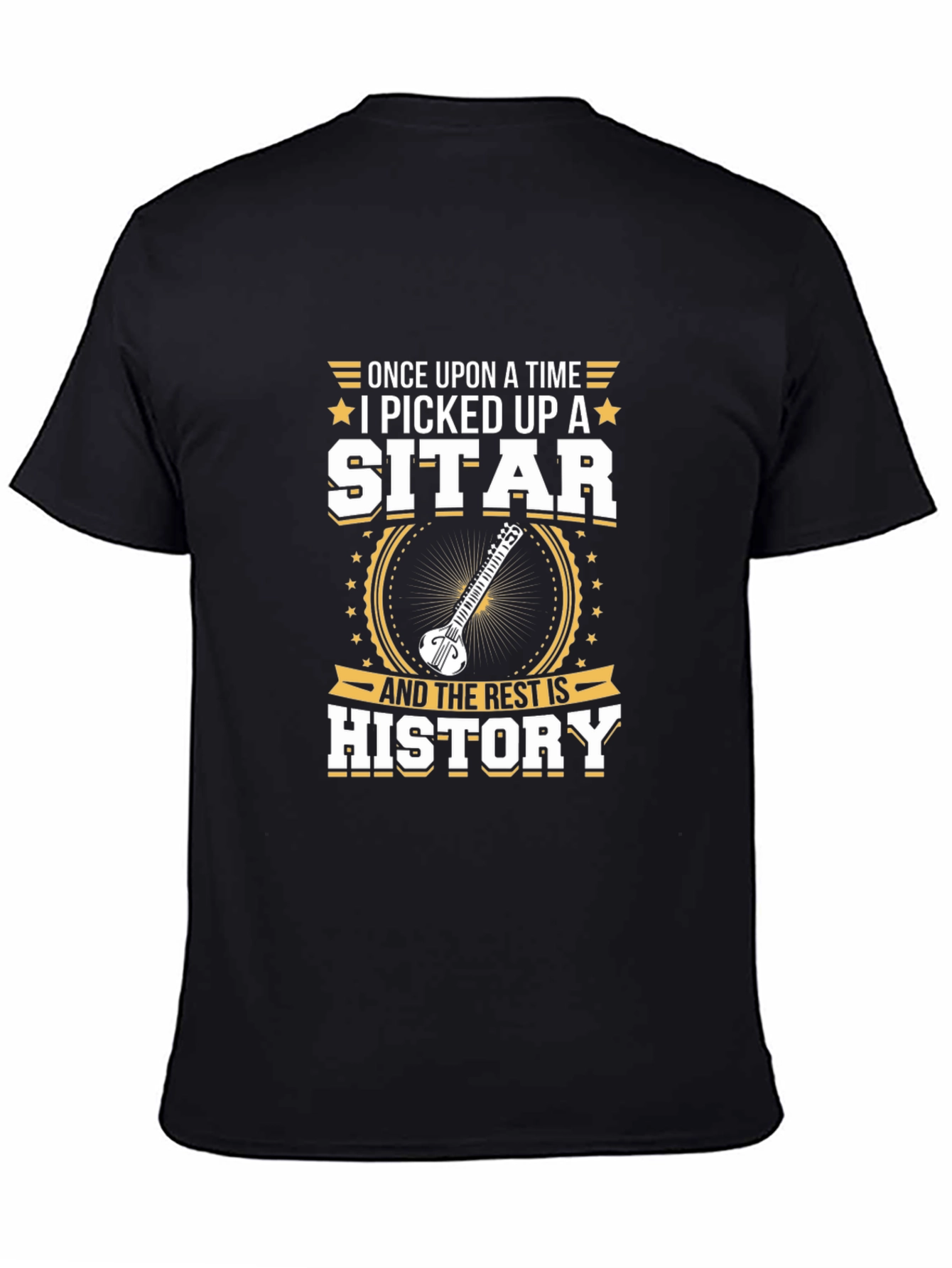 Sitar Musician Graphic Tee - Once Upon A Time