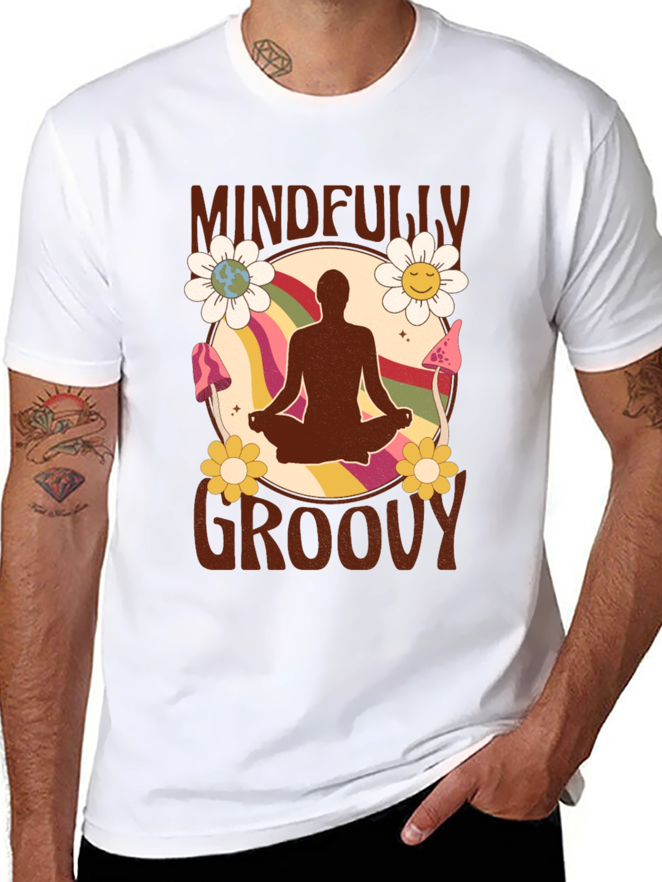Mindfully Groovy Graphic Tee