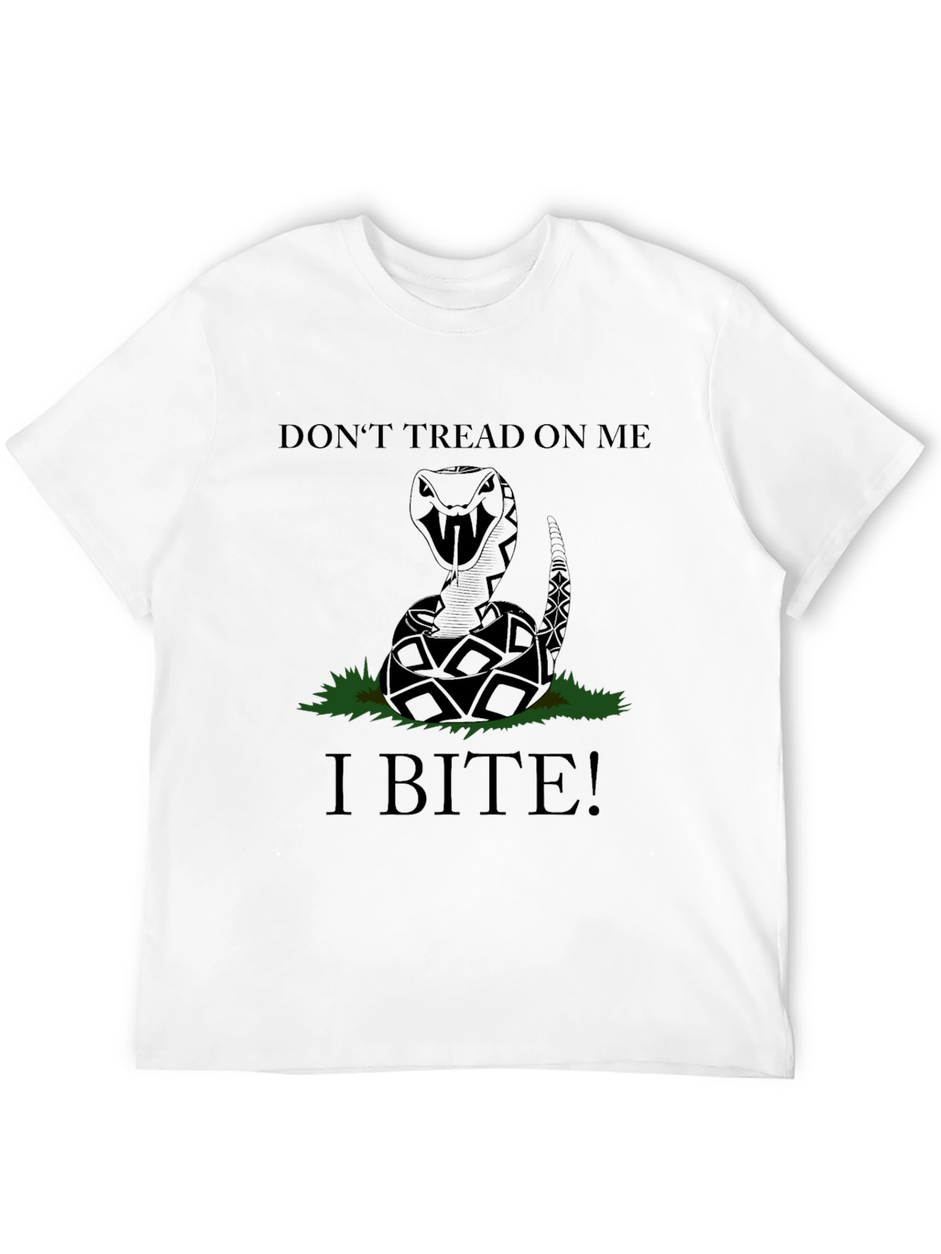 Dont Tread On Me Snake Graphic Tee - Bite!