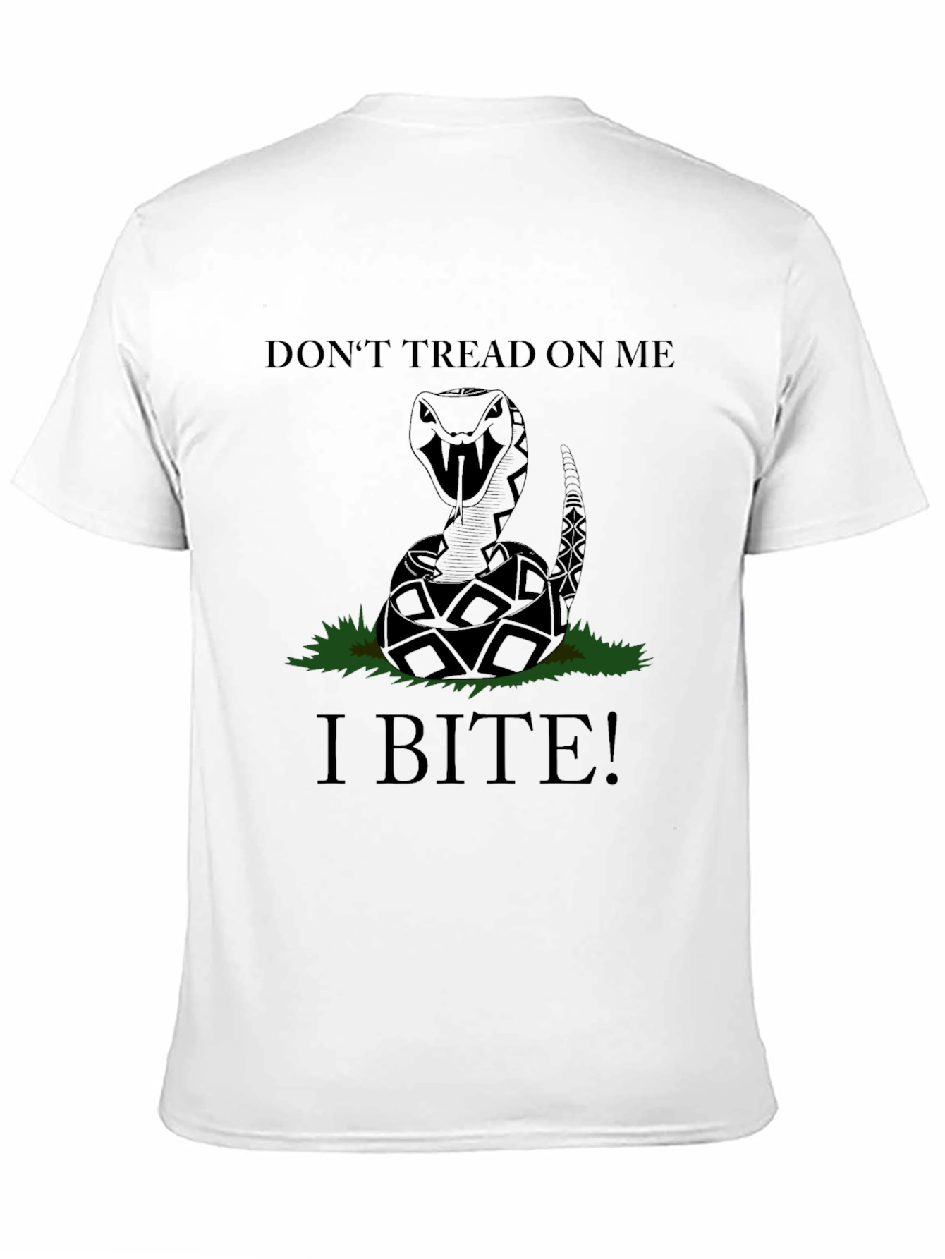 Dont Tread On Me Snake Graphic Tee - Bite!