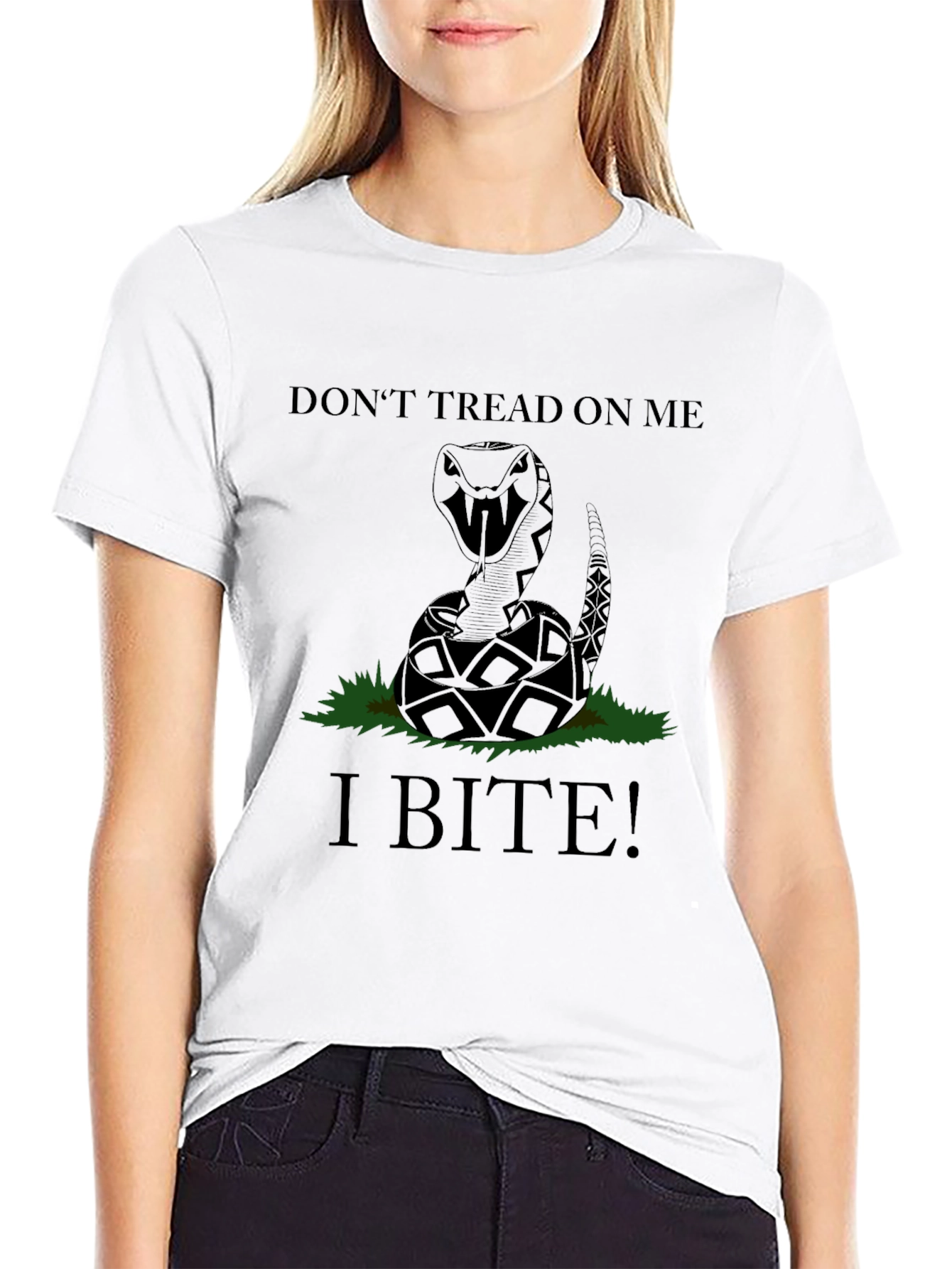 Dont Tread On Me Snake Graphic Tee - Bite!