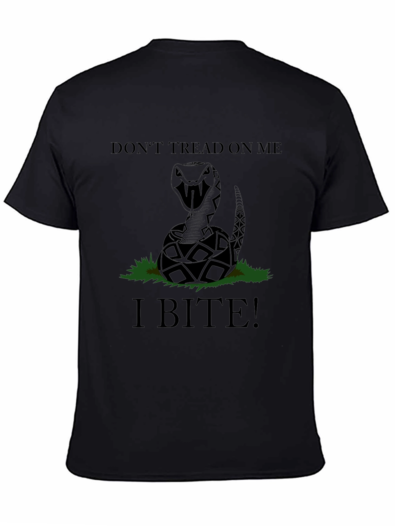 Dont Tread On Me Snake Graphic Tee - Bite!