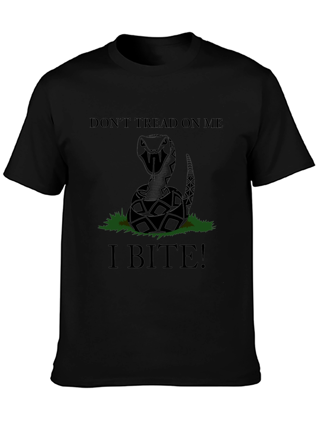 Dont Tread On Me Snake Graphic Tee - Bite!