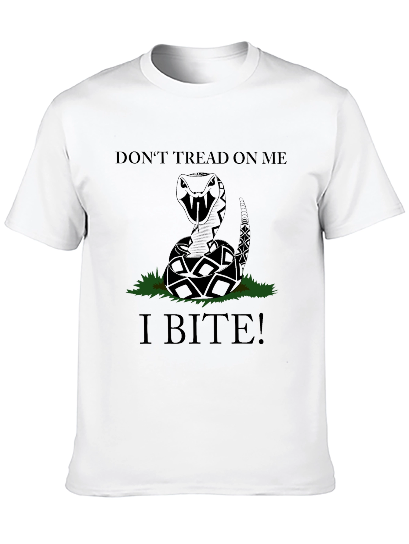 Dont Tread On Me Snake Graphic Tee - Bite!