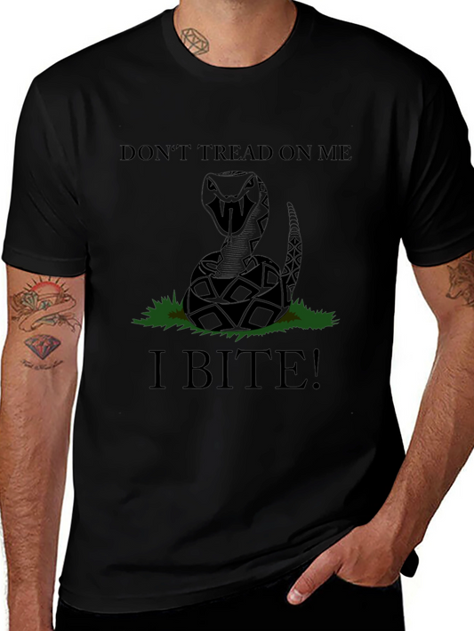 Dont Tread On Me Snake Graphic Tee - Bite!