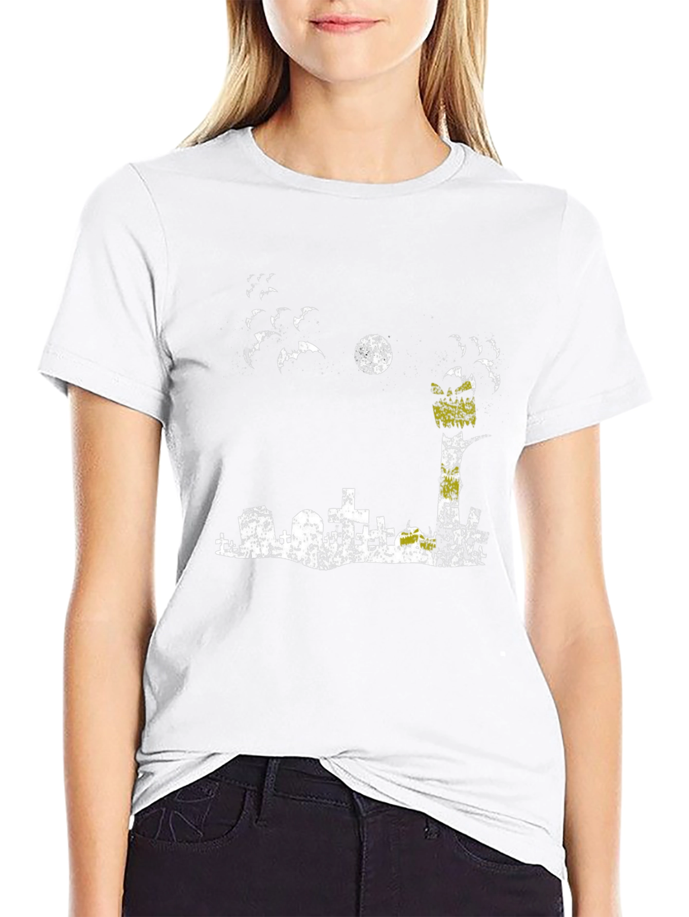 Graveyard Moon T-Shirt | Halloween Graphic Tee