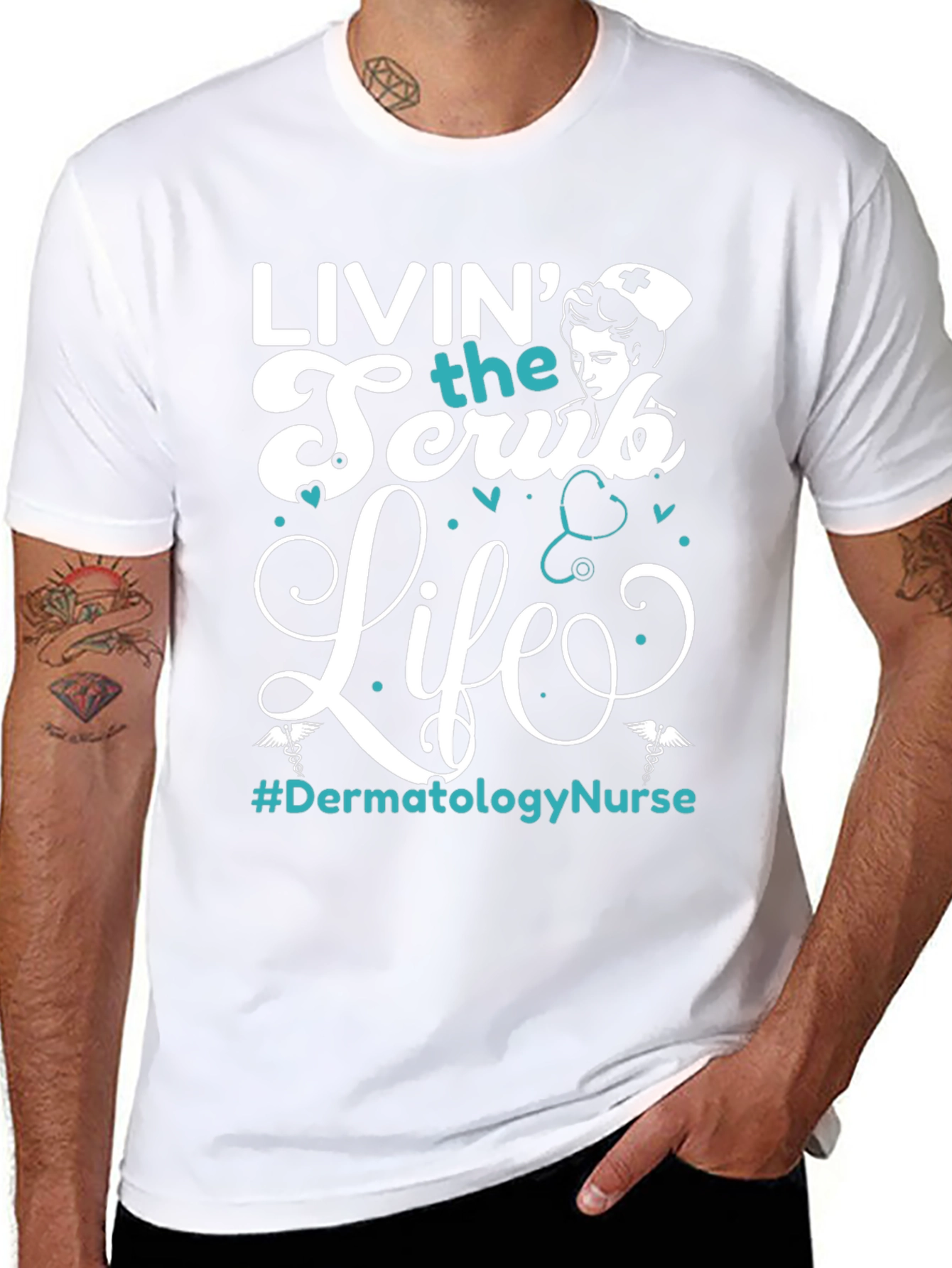 Livin the Scrub Life Nurse T-Shirt