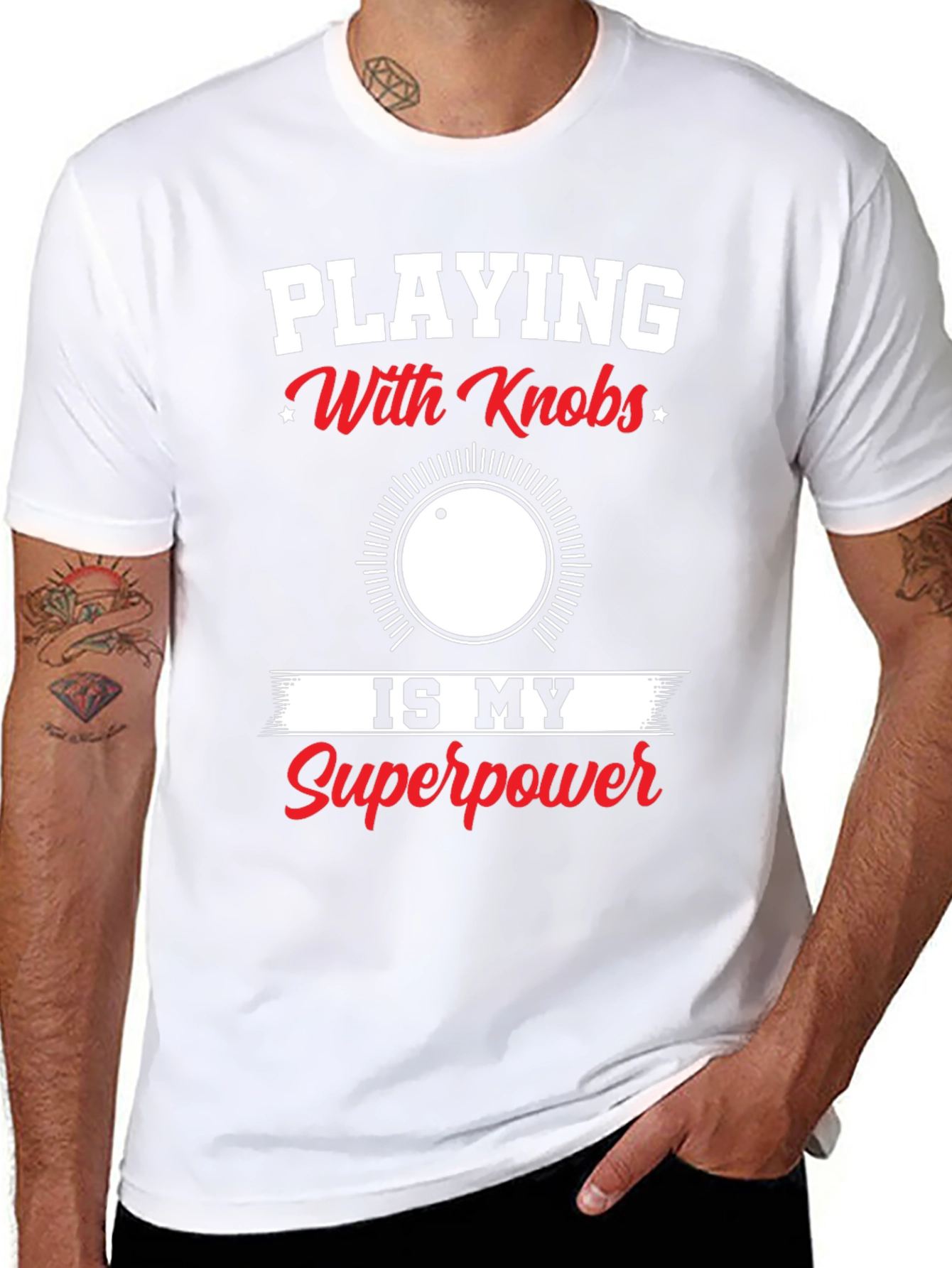 Playing With Knobs T-Shirt - Superpower Edition