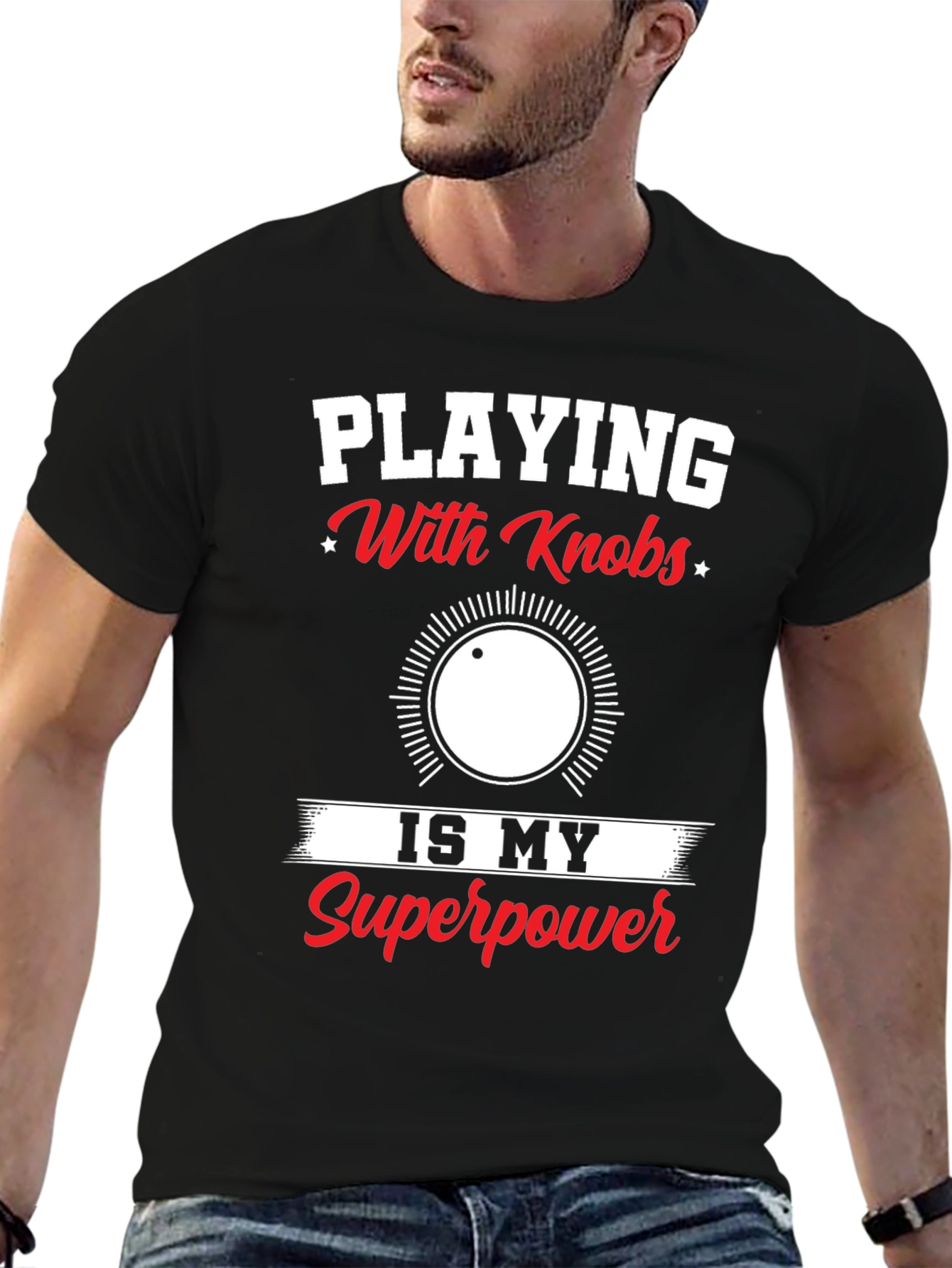 Playing With Knobs T-Shirt - Superpower Edition