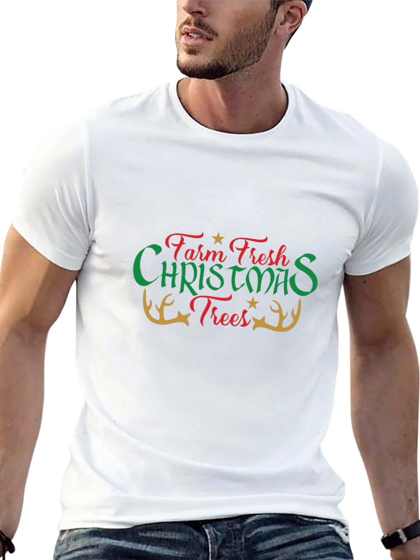 Farm Fresh Christmas Trees Graphic Tee