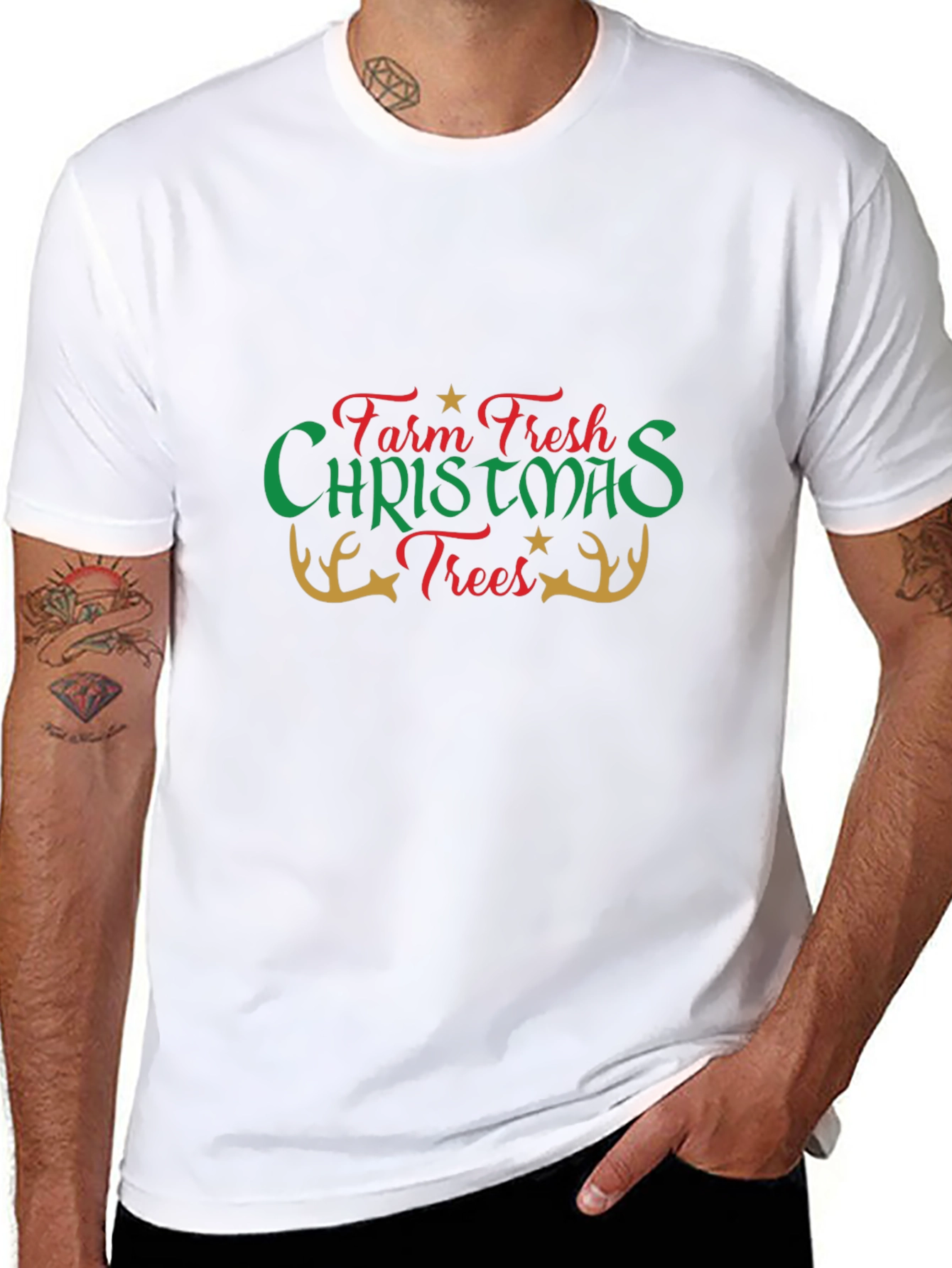 Farm Fresh Christmas Trees Graphic Tee