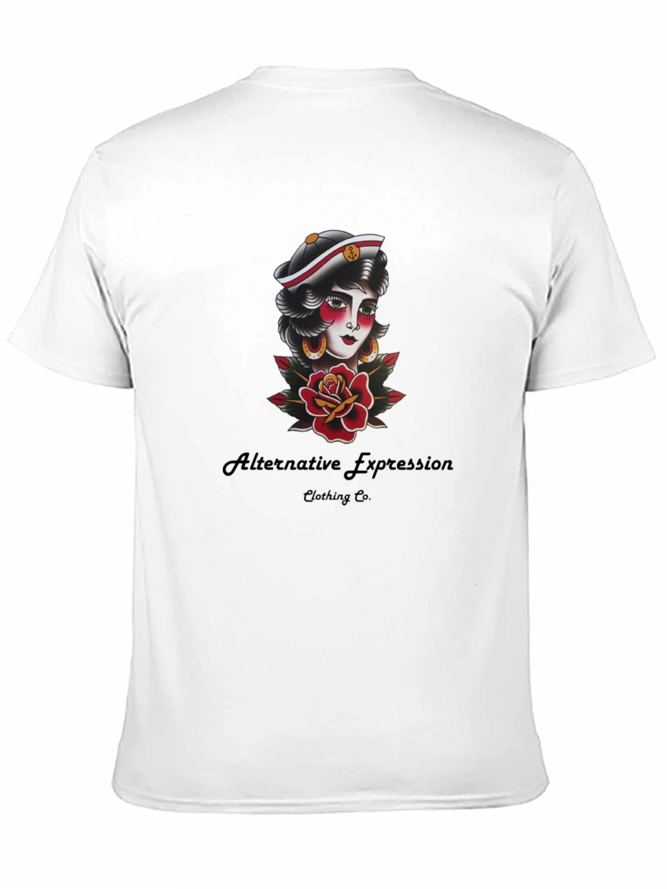 Sailor Tattoo Graphic Black Tee