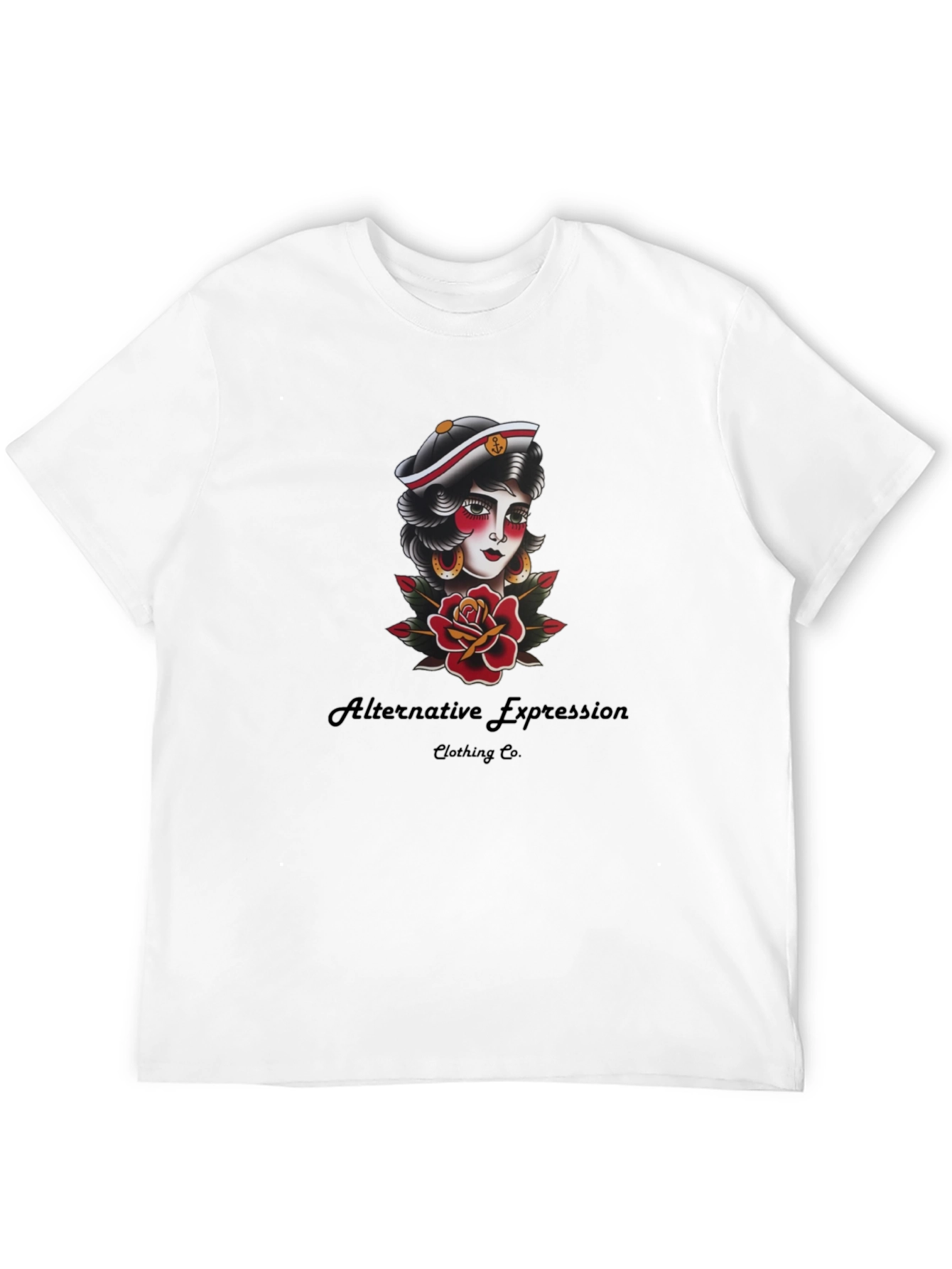 Sailor Tattoo Graphic Black Tee
