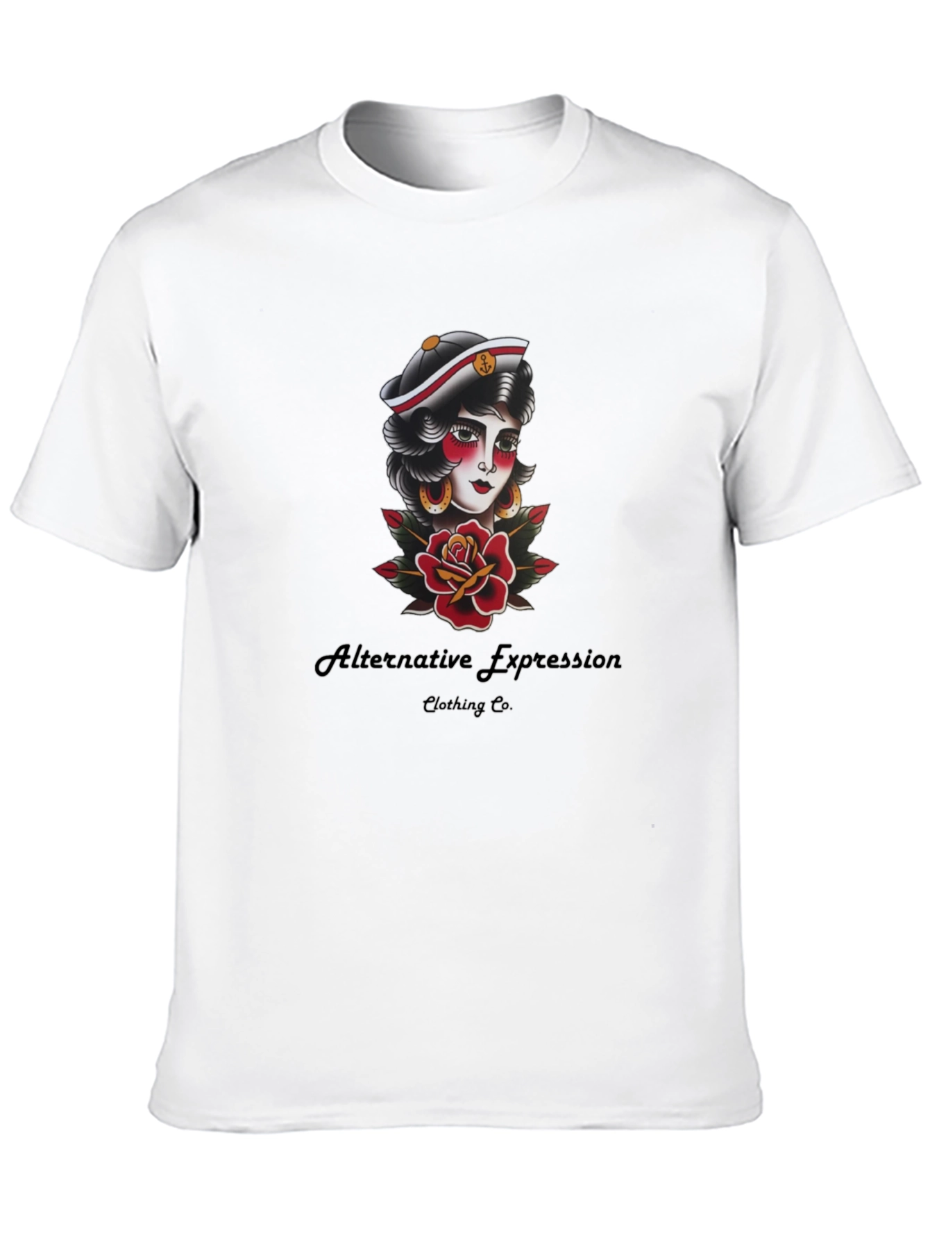 Sailor Tattoo Graphic Black Tee