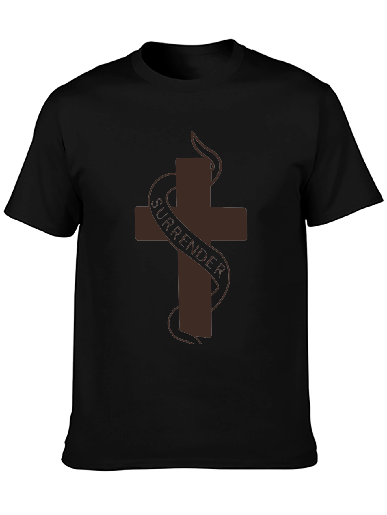 Surrender Cross Graphic T-Shirt - Soft Cotton Tee