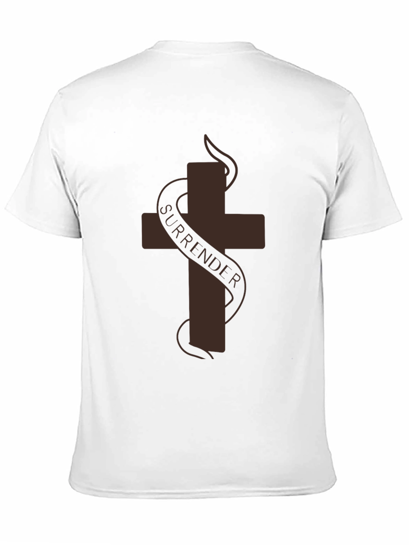 Surrender Cross Graphic T-Shirt - Soft Cotton Tee