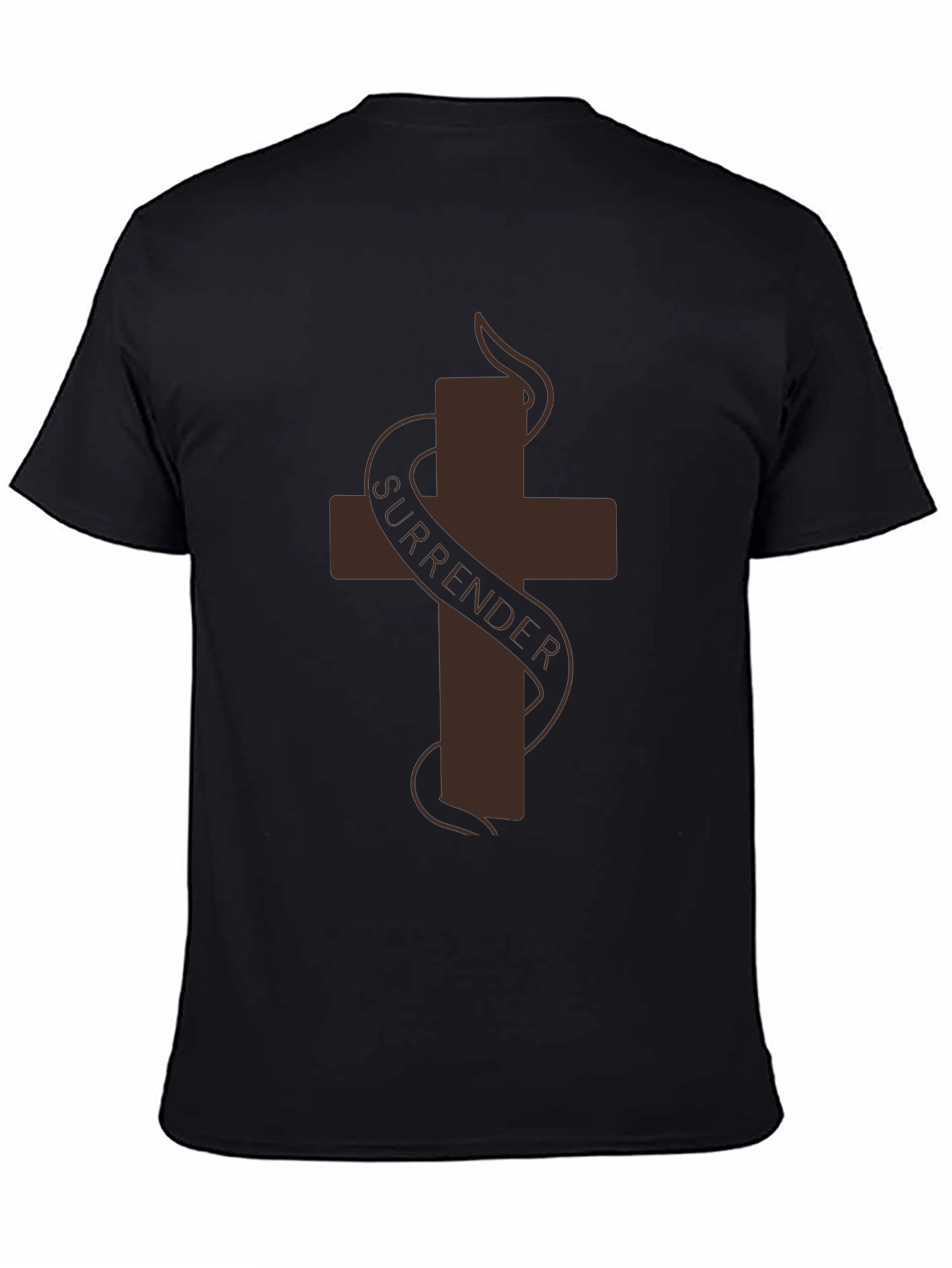 Surrender Cross Graphic T-Shirt - Soft Cotton Tee