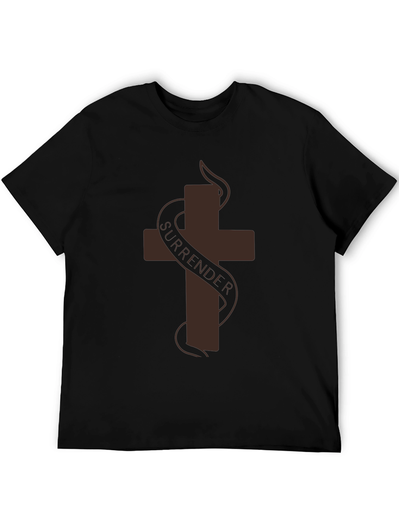 Surrender Cross Graphic T-Shirt - Soft Cotton Tee