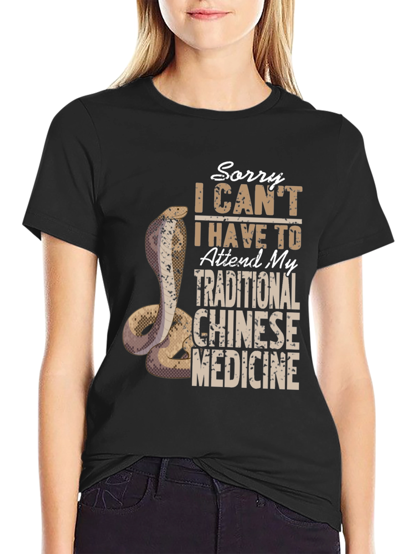 Traditional Chinese Medicine Cobra T-Shirt